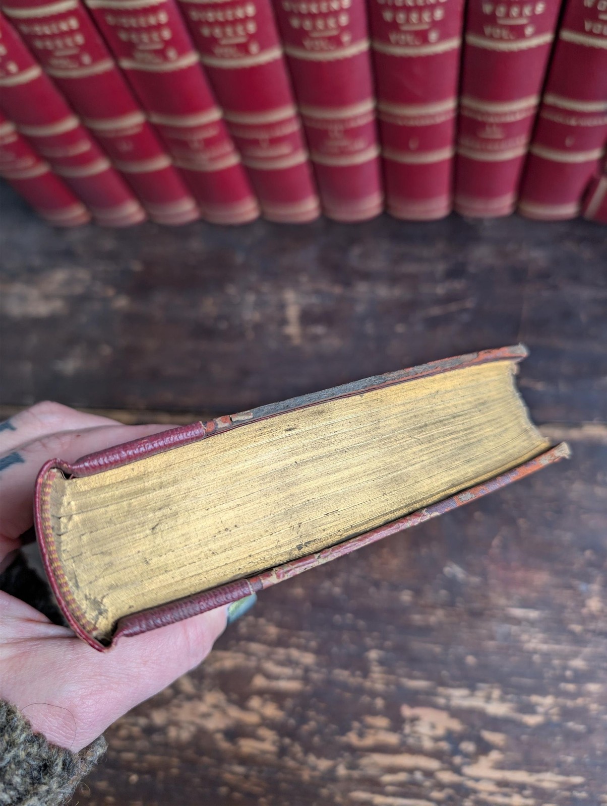 Antique Undated 1903 The Complete Works of Charles Dickens 20 Volumes