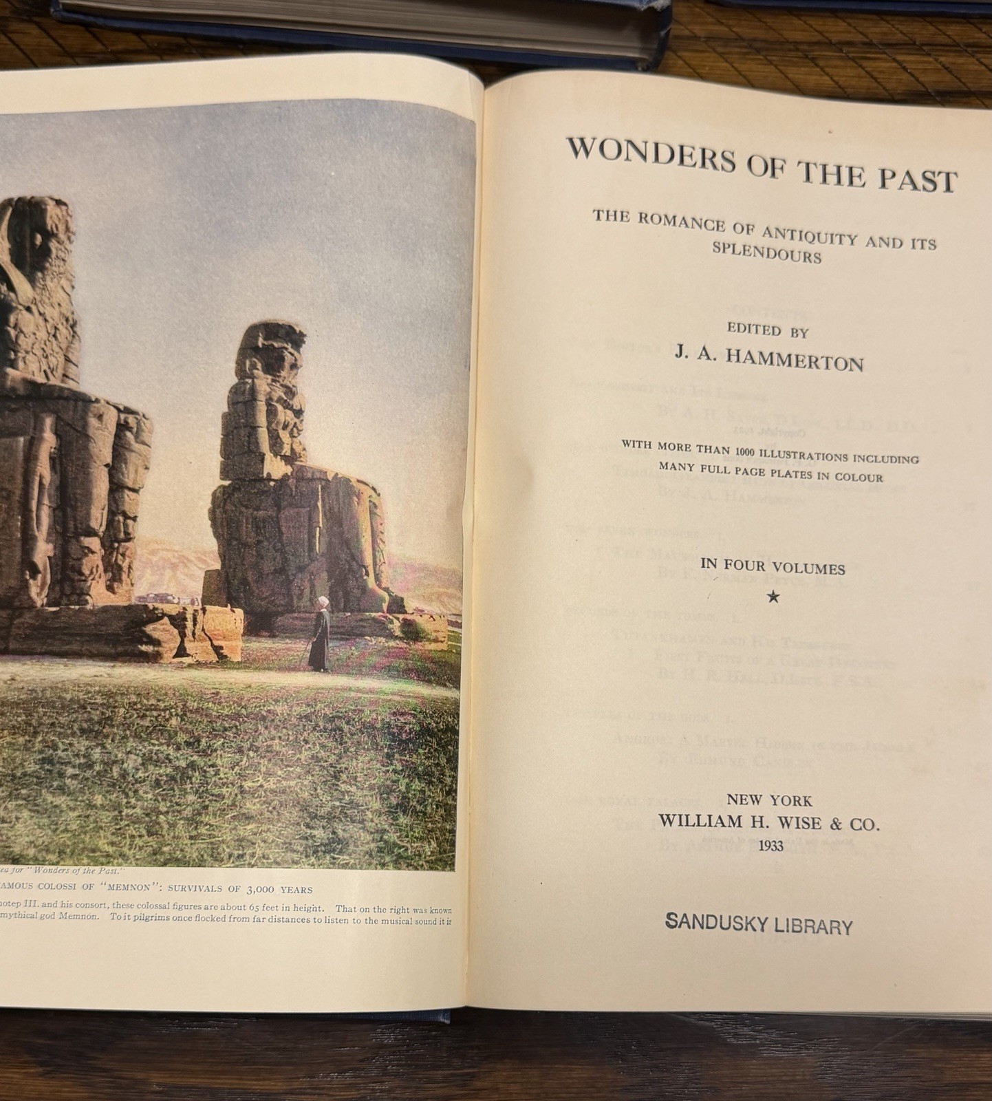 Wonders of the Past 4 Vol Set 1923-24 J A Hammerton G P Putnam Illustrated HC