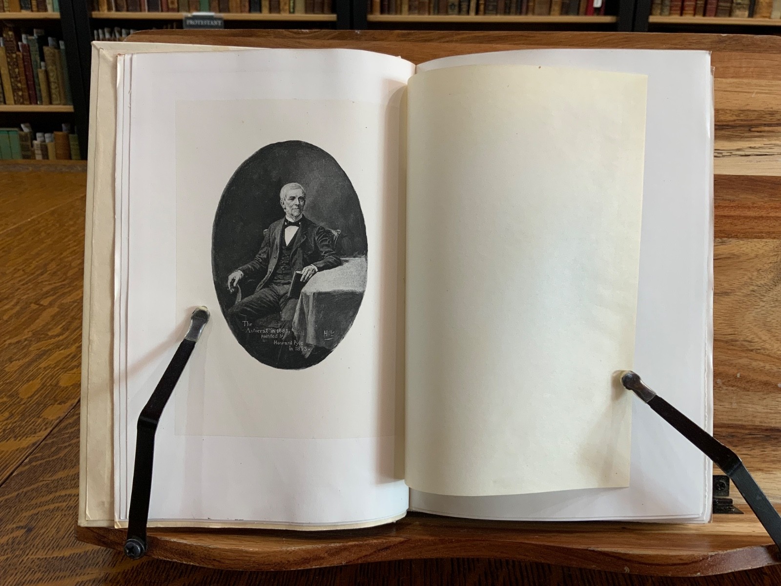 1894 Autocrat of Breakfast Table Holmes Pyle Large Paper Numbered Sarah Whitman