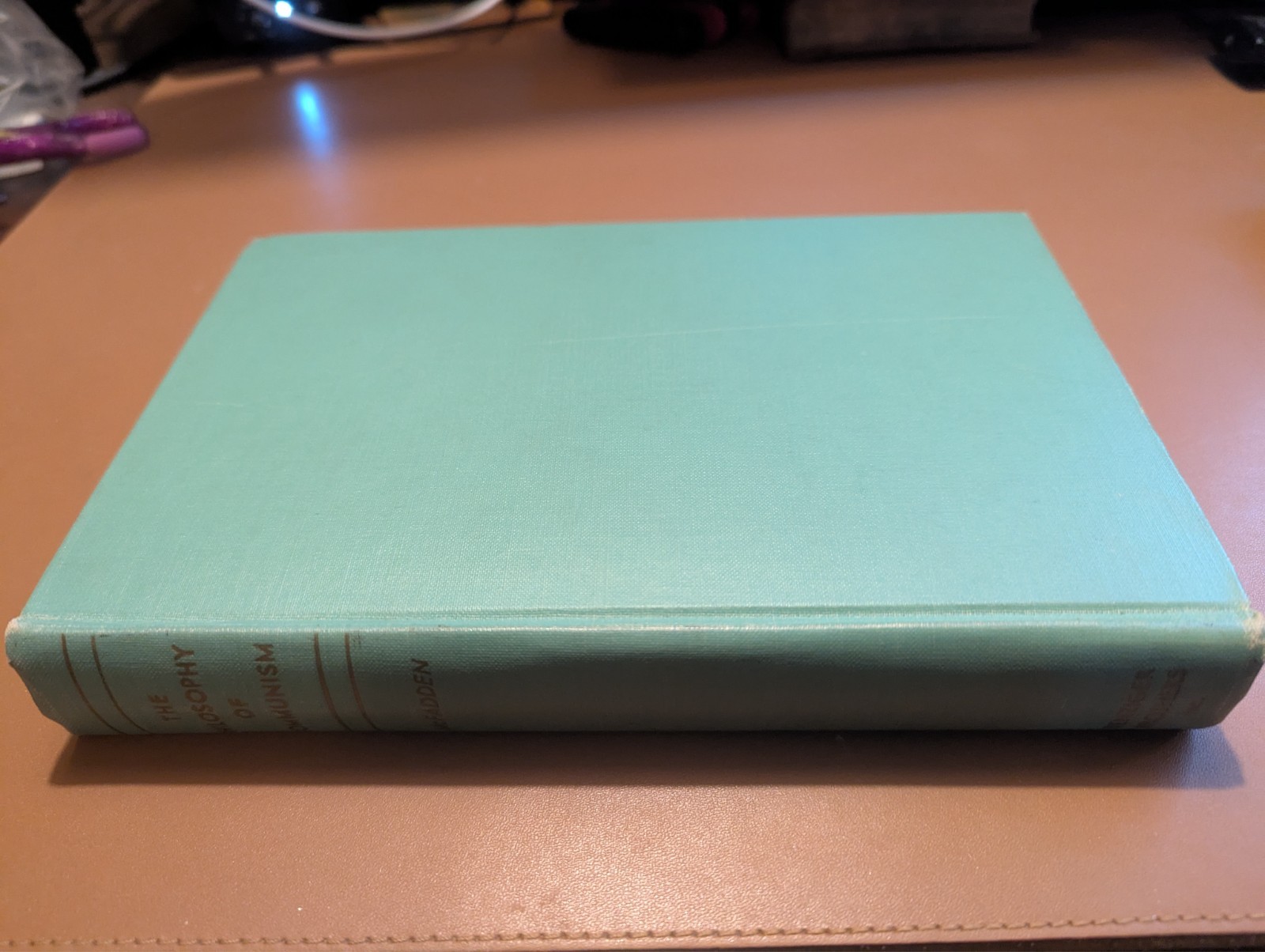 The Philosophy of Communism, McFadden, 1939, Benziger Brothers, great condition