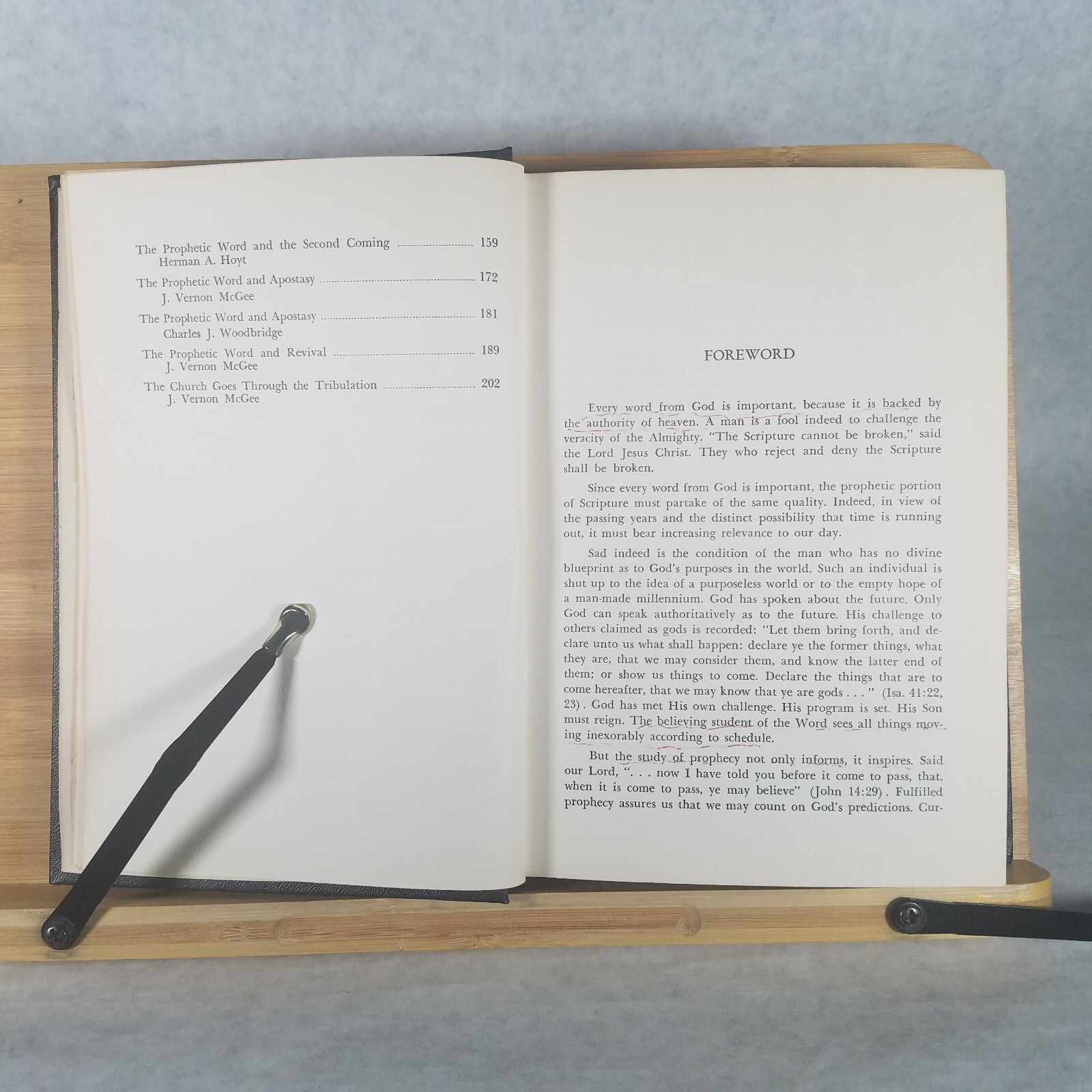 The Prophetic Word in Crisis Days – 1961 Christian Hardcover – Various Authors