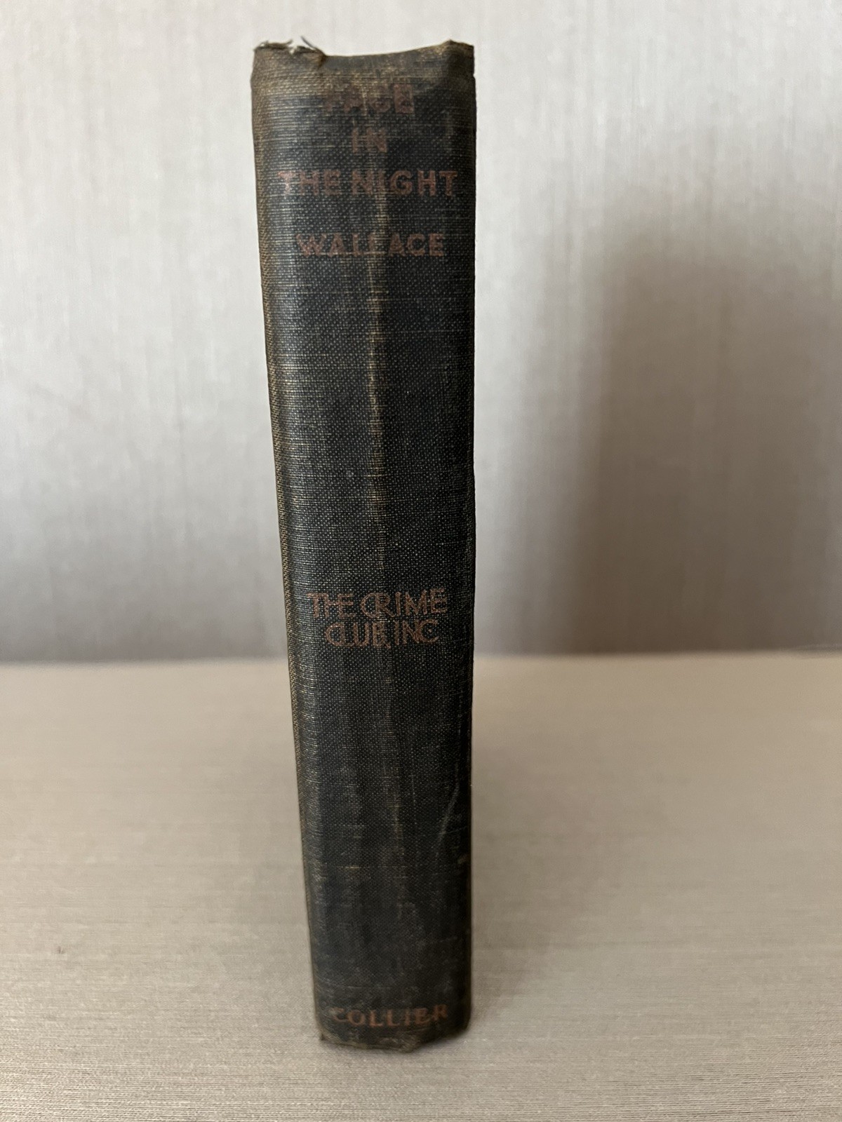 The Face in the Night, Edgar Wallace, Vintage Thriller, Crime Club, 1929