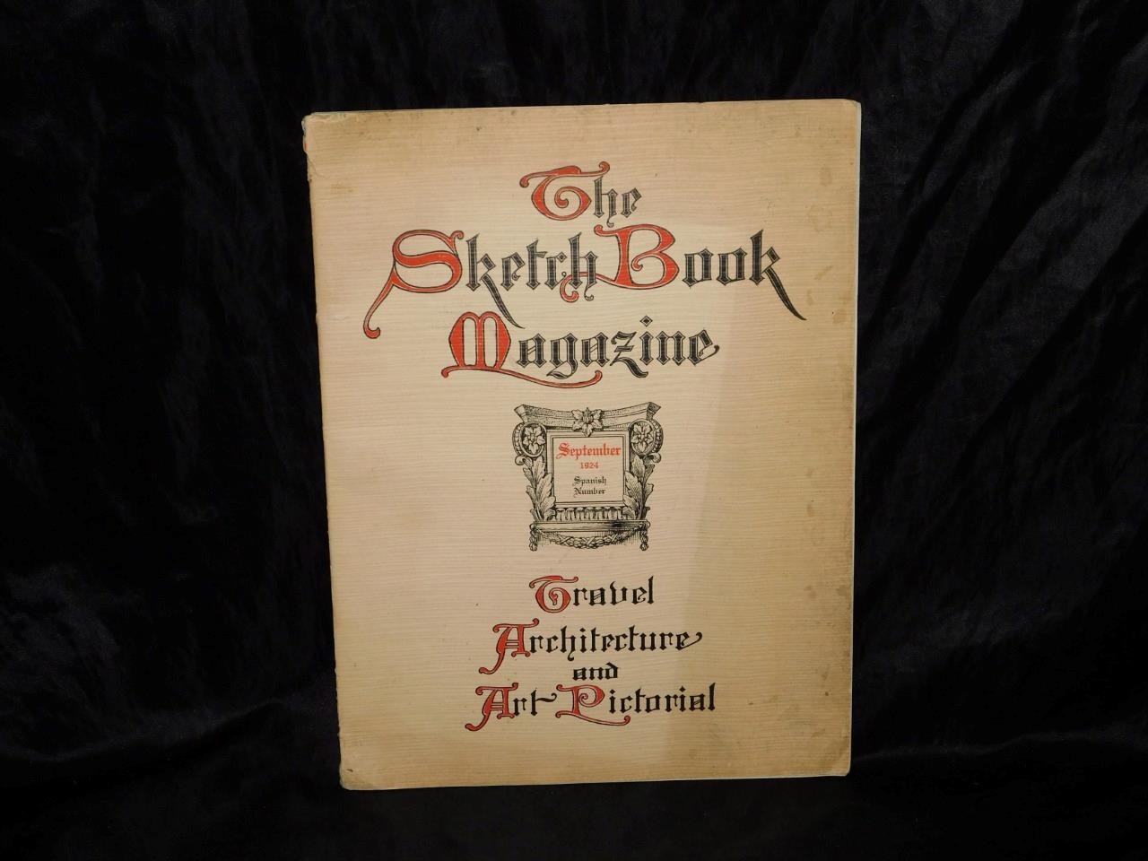 Sept 1924 The Sketch Book Magazine Travel Architecture & Art Pictorial Spain