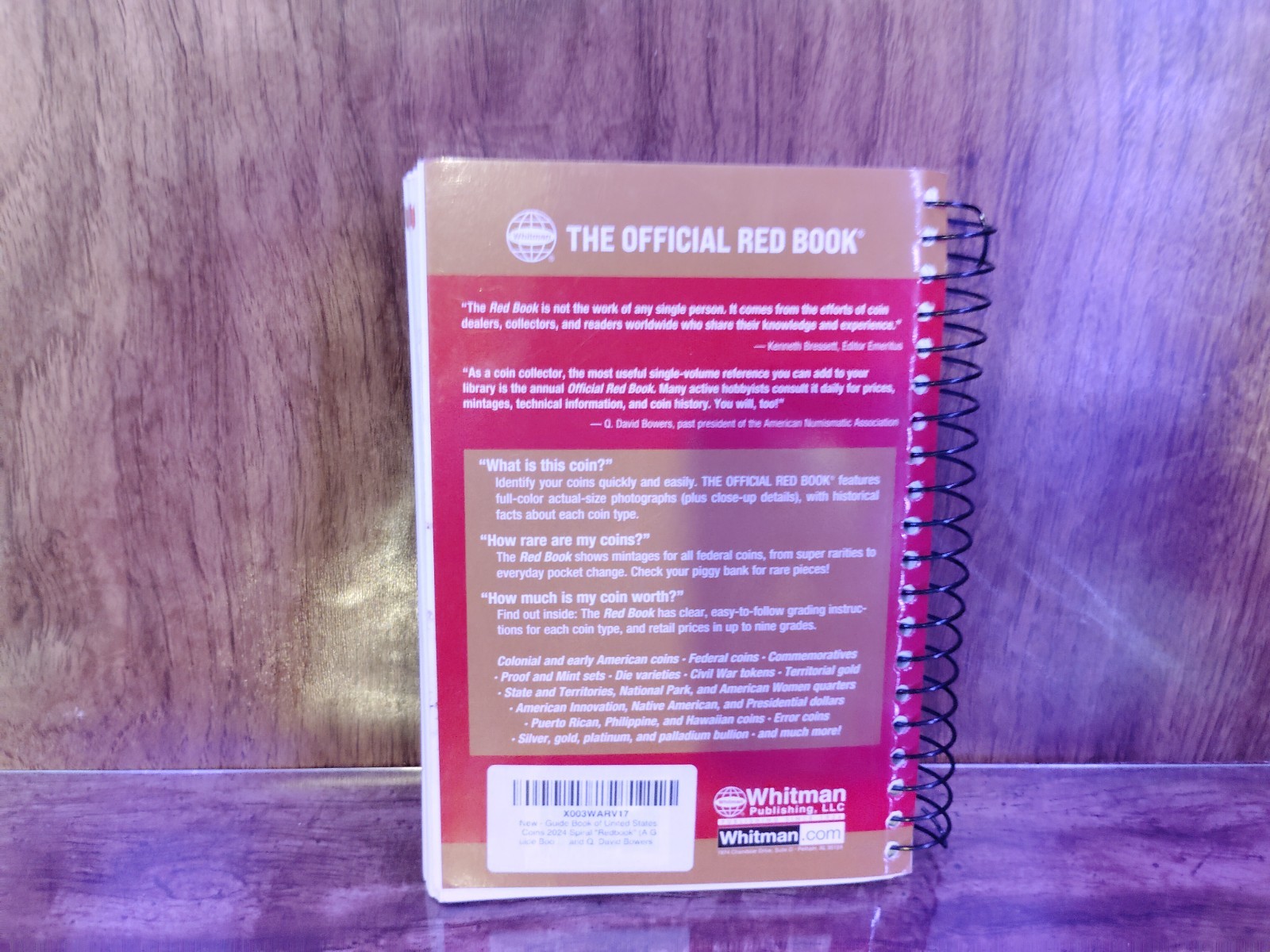 2024 Official Red Book US Coins 77th Edition Spiral Whitman Yeoman Garrett Price