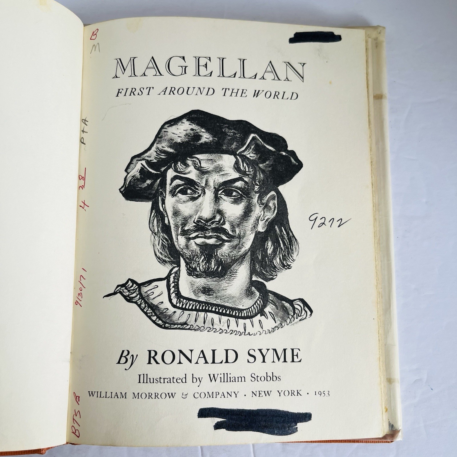 Magellan First Around World Ronald Syme 1953 Living Book Charlotte Mason Stobbs