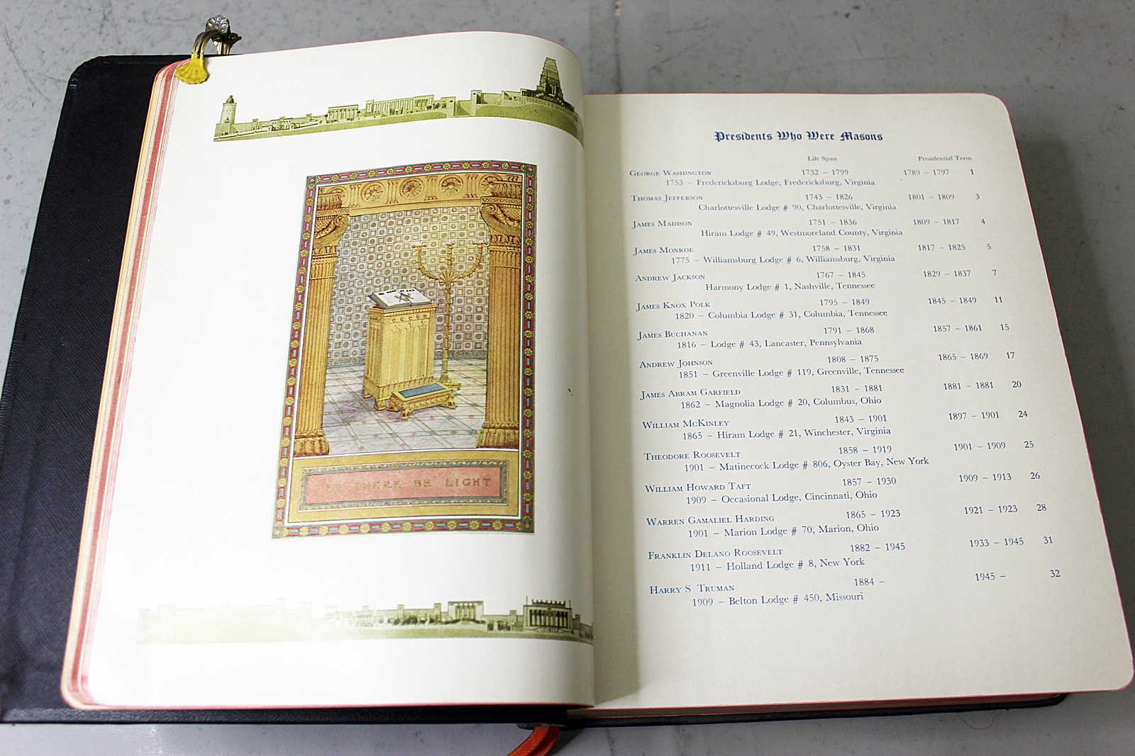 Antiquarian Holy Bible Masonic Edition A. J. Holman 1953 Gold Gilt Edges