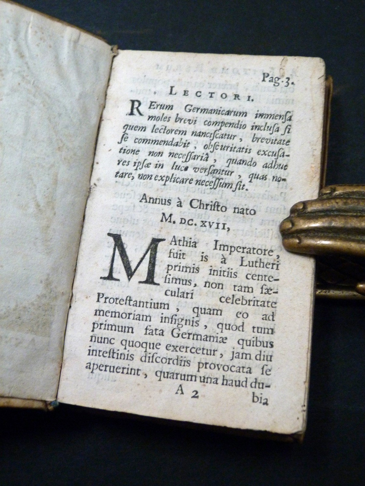 1644 vellum THIRTY YEARS WAR Leonhard Pappus Epitome Rerum Germanicarum HISTORY