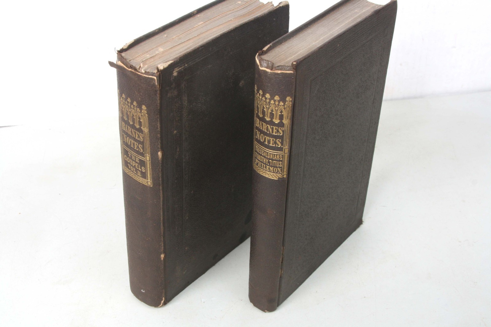 1847 NOTES Epistles of Paul, THE GOSPELS by Albert Barnes 2 volumes RELIGION