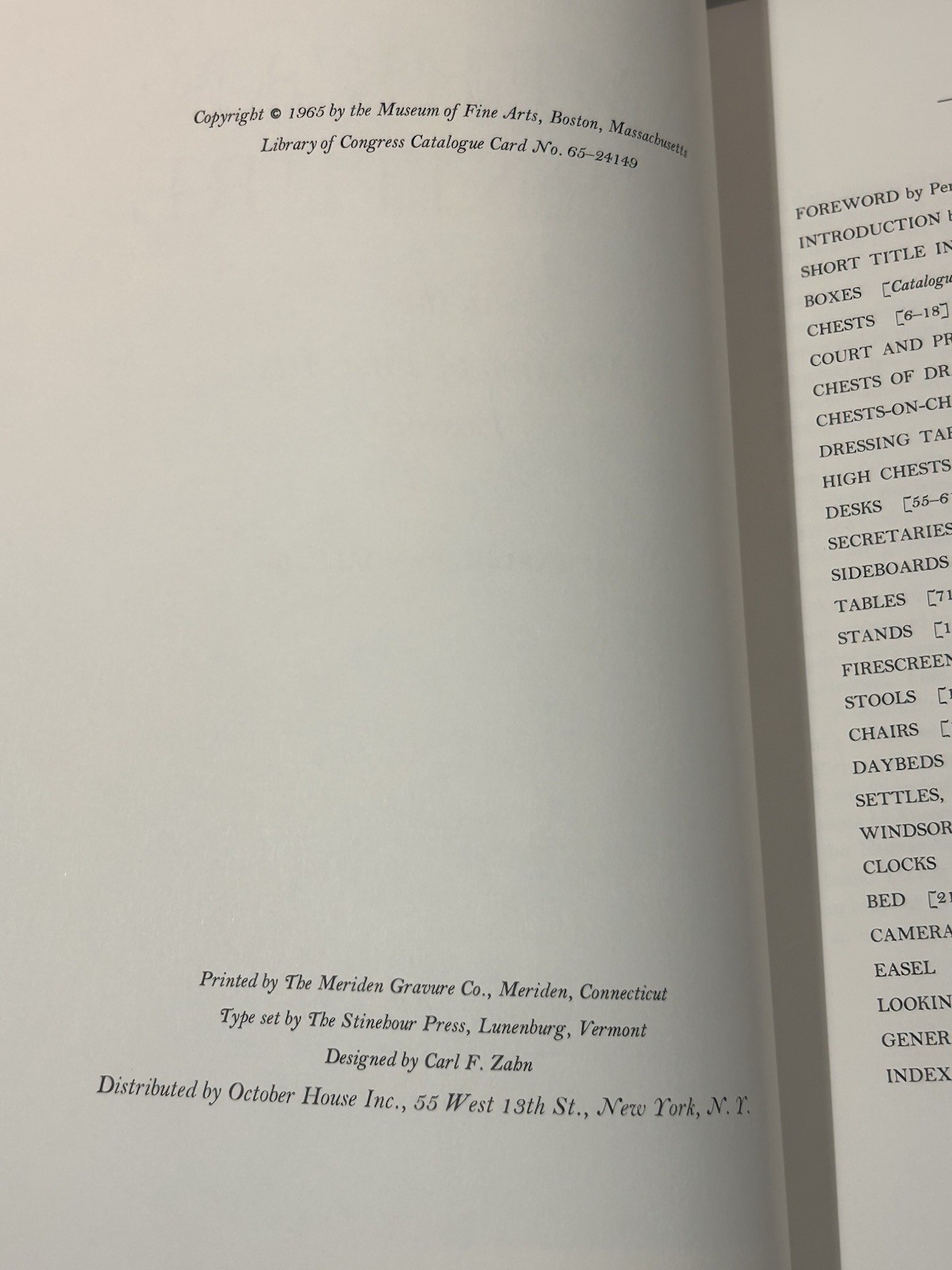 American Furniture in the Museum of Fine Arts, Boston book by Richard H. Jr.