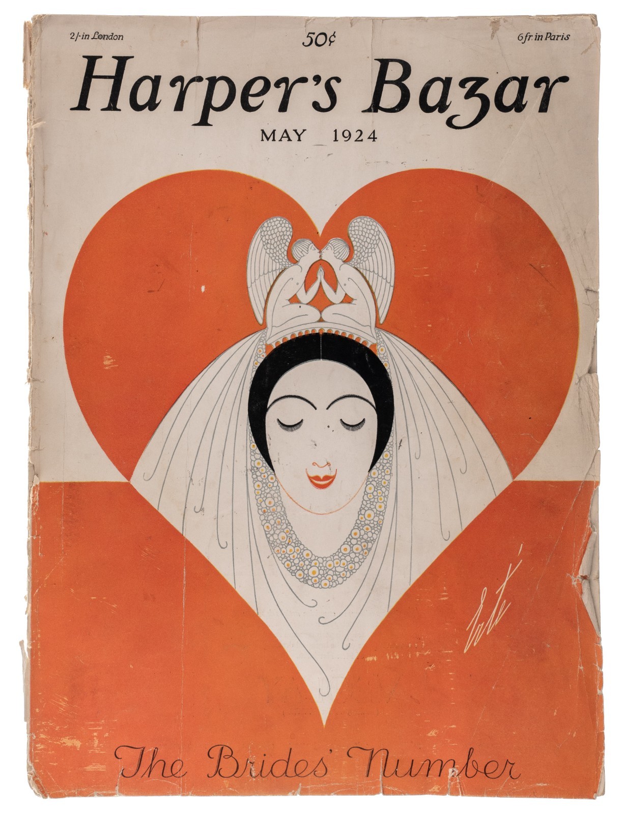 Harper’s Bazar Bazaar May 1924 The Bride’s Number Bridal Ad’s Antique Magazine