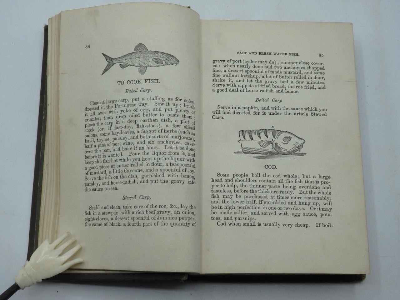 Antique c1870 EVERY FAMILY’S COOKERY BOOK By an Experienced Victorian Cook