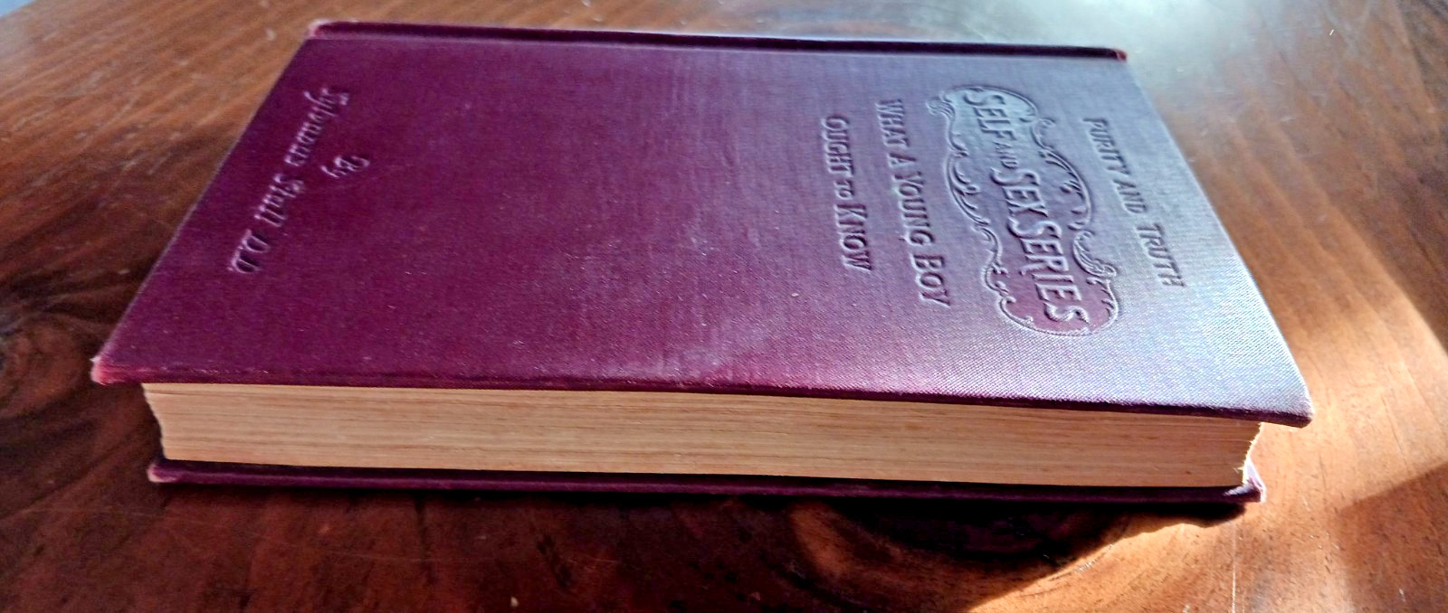 1897 Antique Advice Book “What a Young Boy Ought to Know”-VIR Publishing/GOOD!