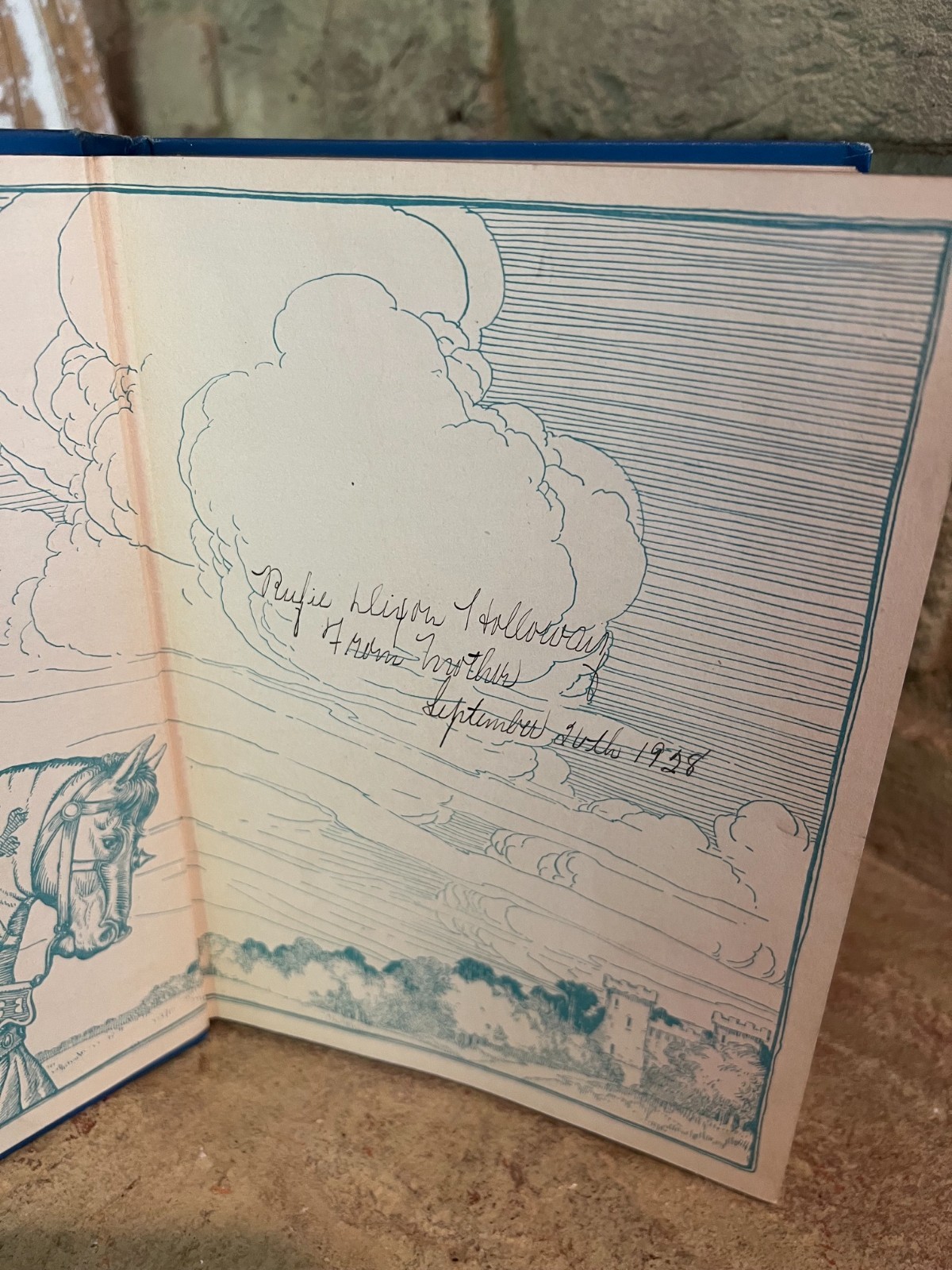 1918 Antique Ivanhoe Windermere Series Vintage Blue Book