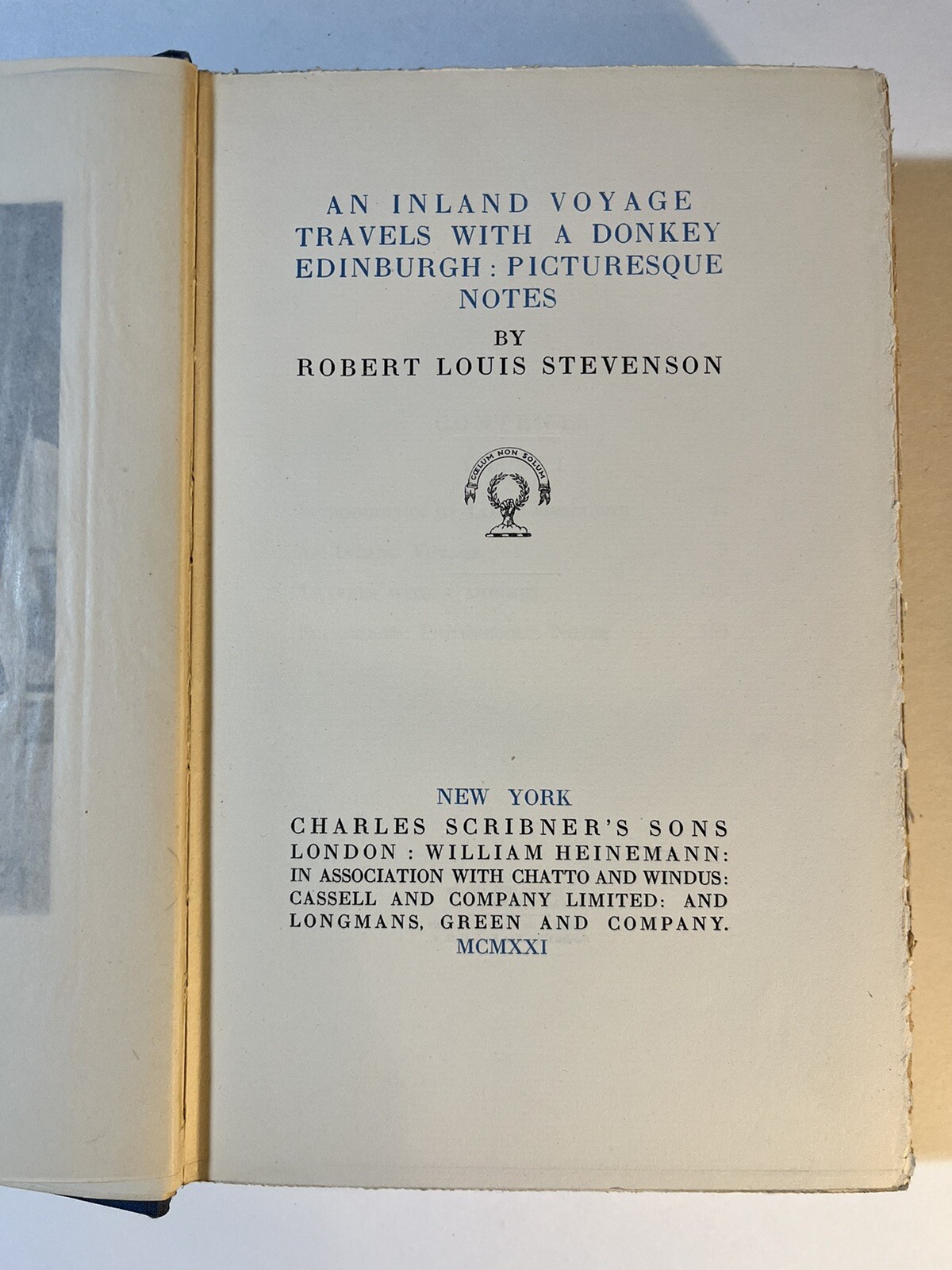 The Works of Robert Louis Stevenson, 6 Volumes, 1921-1923, Hardcover, Vintage
