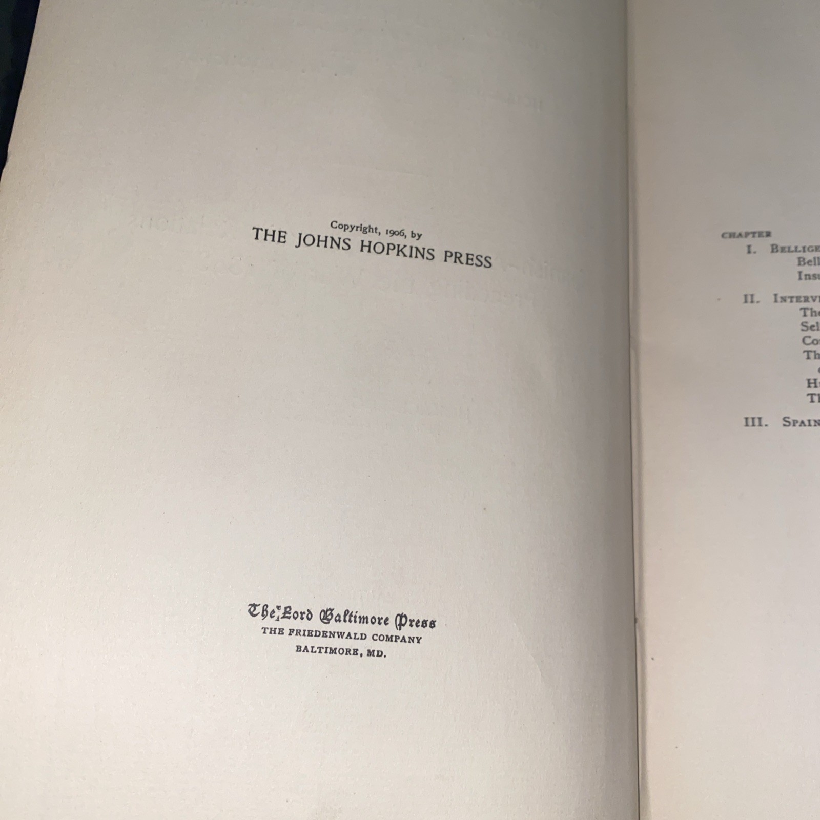 1906 DIPLOMATIC HISTORY TRADE UNIONS STUDIES IN HISTORICAL & POLITICAL SCIENCE