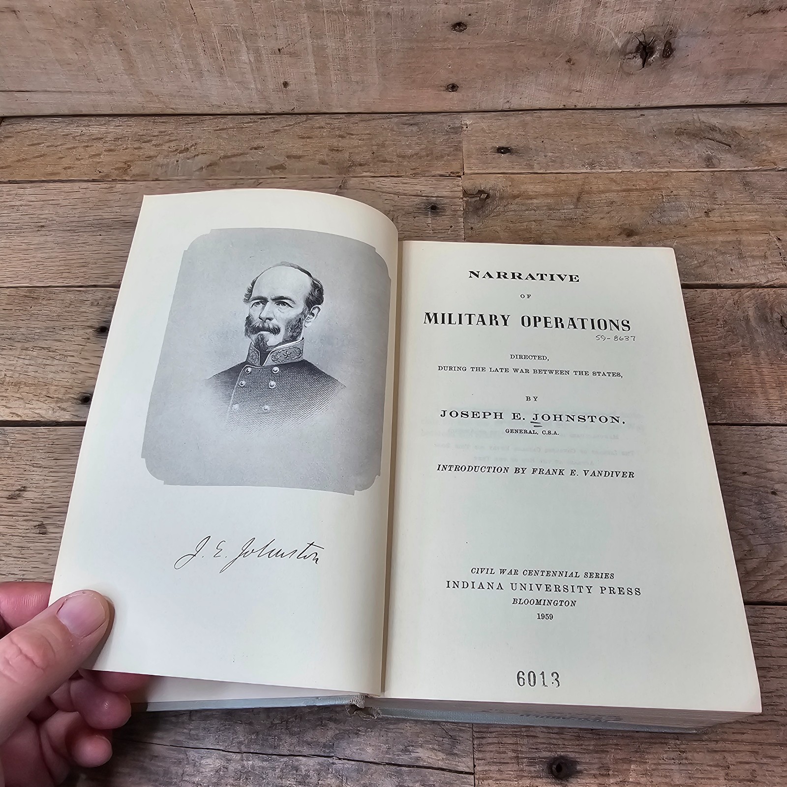 Narrative of Military Operations Joseph E Johnston Civil War 1959 HC