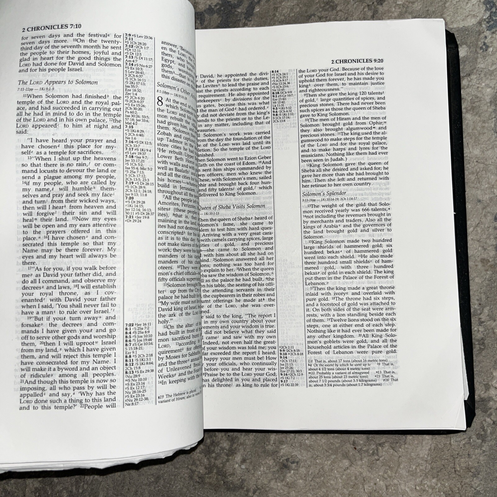 New International Version Bible Cambridge Study Edition Loose Leaf 1984 Wide Mar