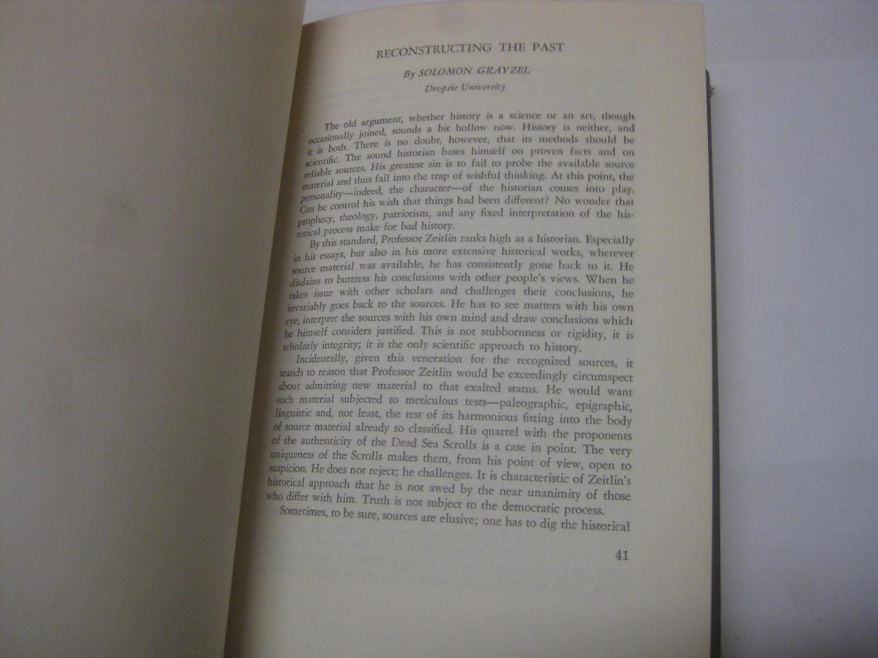 Solomon Zeitlin: scholar laureate : an annotated bibliography, 1915-1970 …
