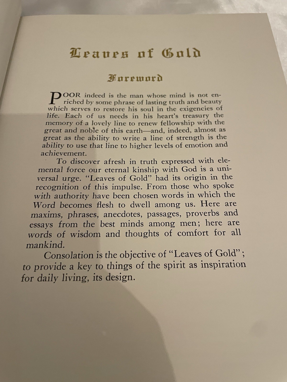 VTG Leaves Of Gold Hard Copy Book Revised Edition COSLETT PUBLISHING COMPANY