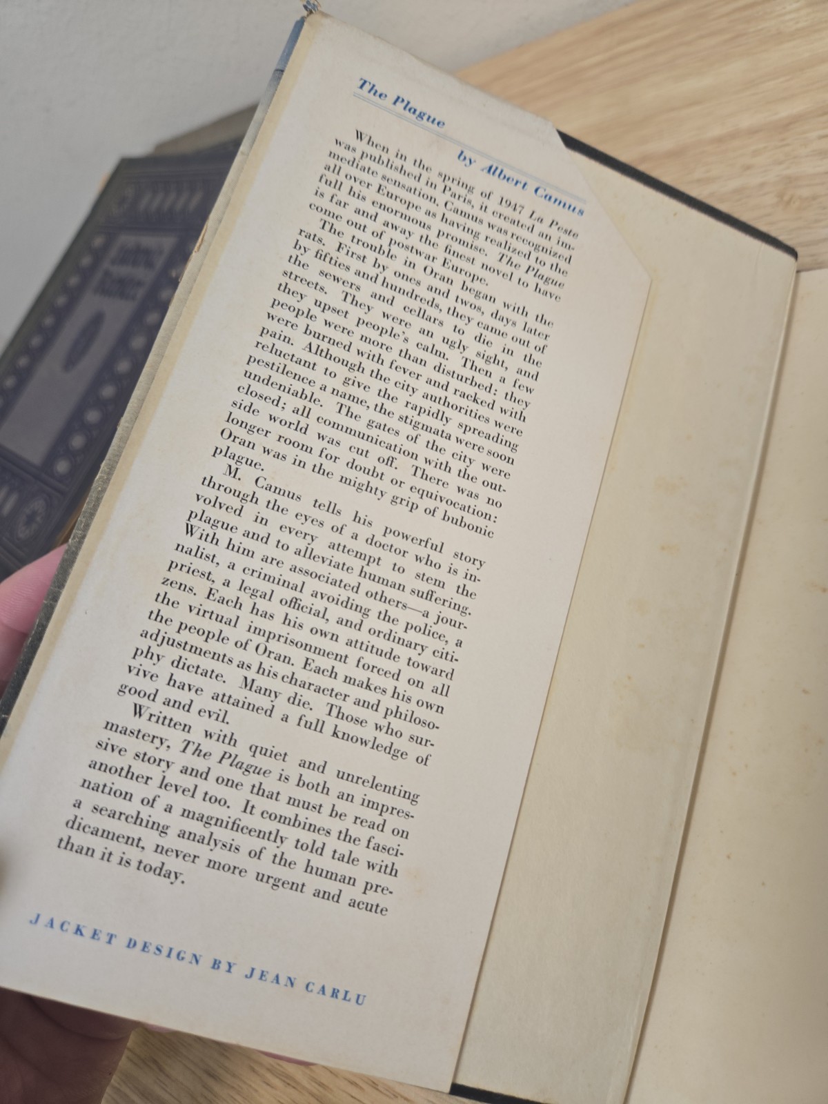 1952 Vintage Book: The Plague A Novel By Albert Camus 6th Printing