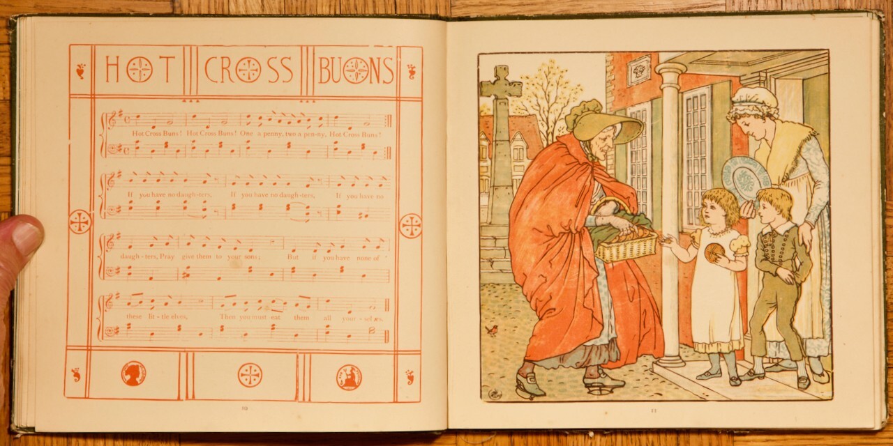 1878? 1st? HC; The Baby’s Bouquet by Walter Crane; Frederick Warne & CO.