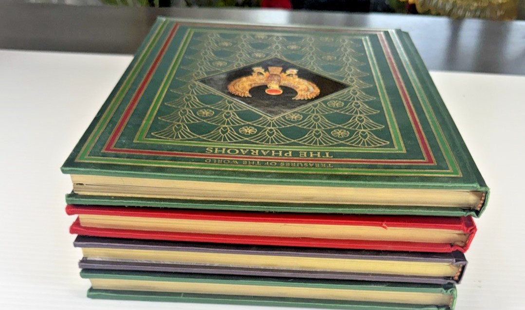 Treasures of the World Stonehenge Press 4-Book Set Various Authors HC