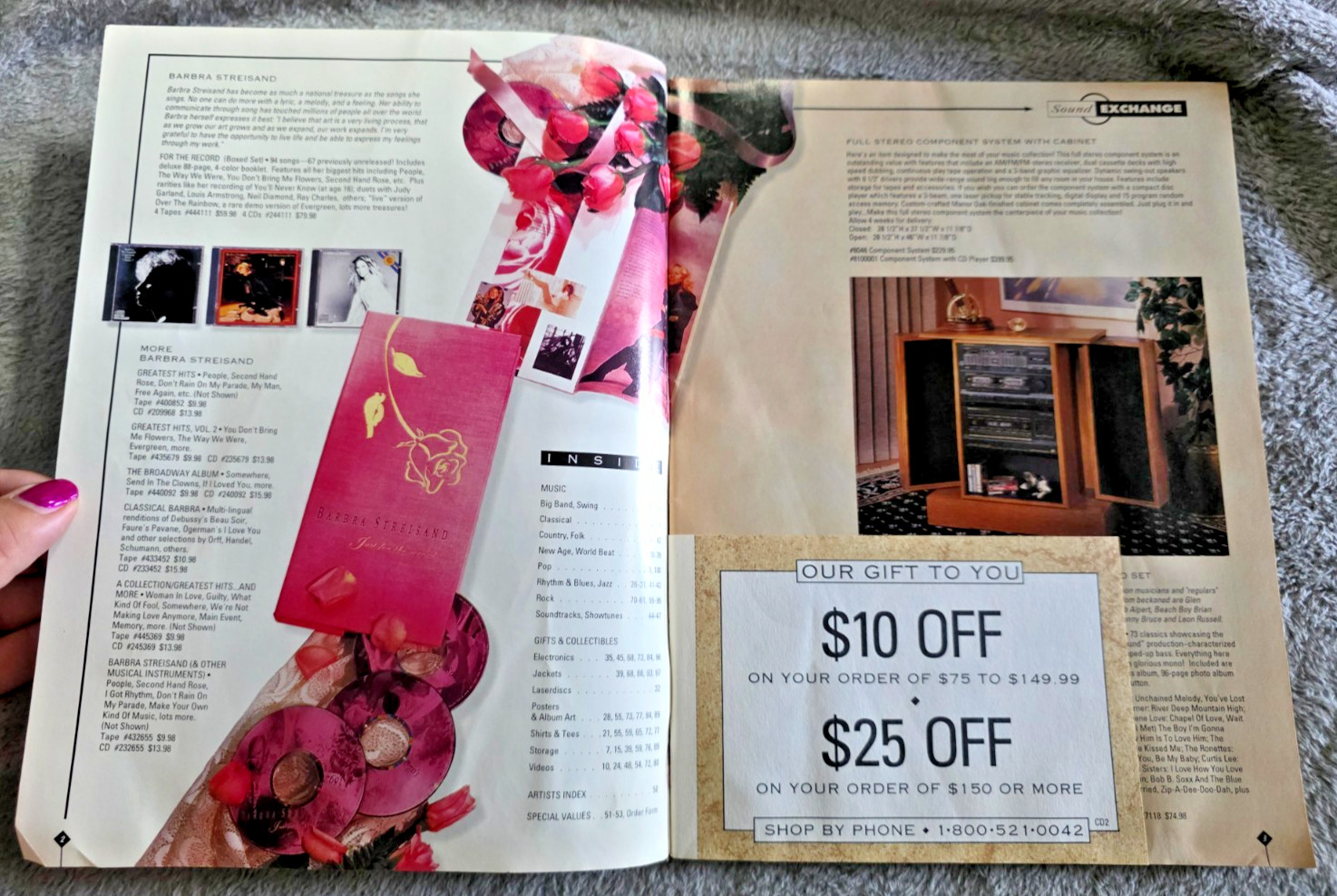 Time Warner Sound Exchange Catalog ~ Music Gifts & Collectibles Mail Order 1990s