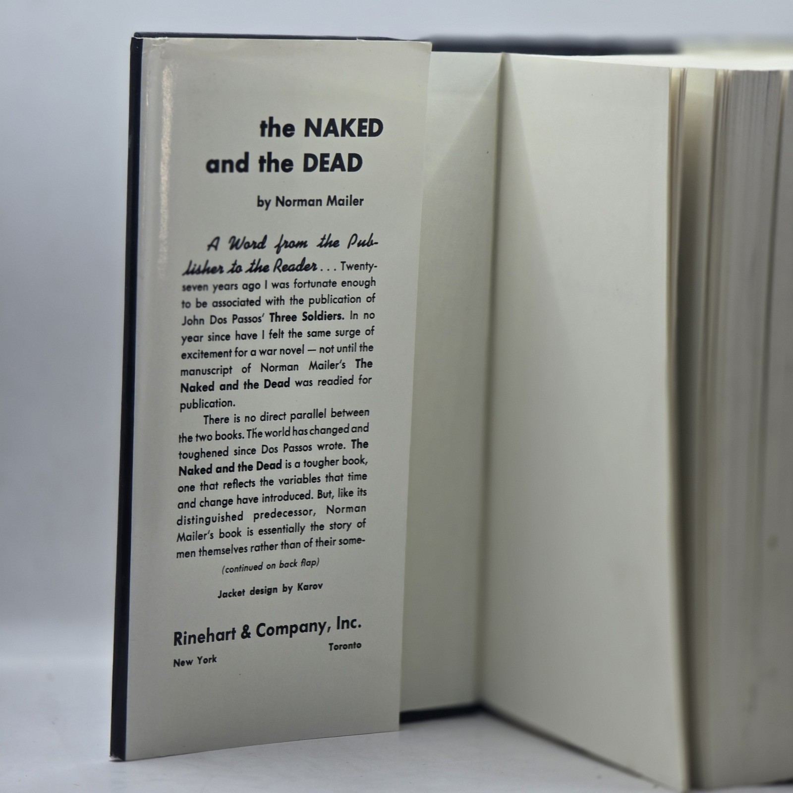 ​The Naked and the Dead by Norman Mailer Hardcover Vintage Classic WWII Novel