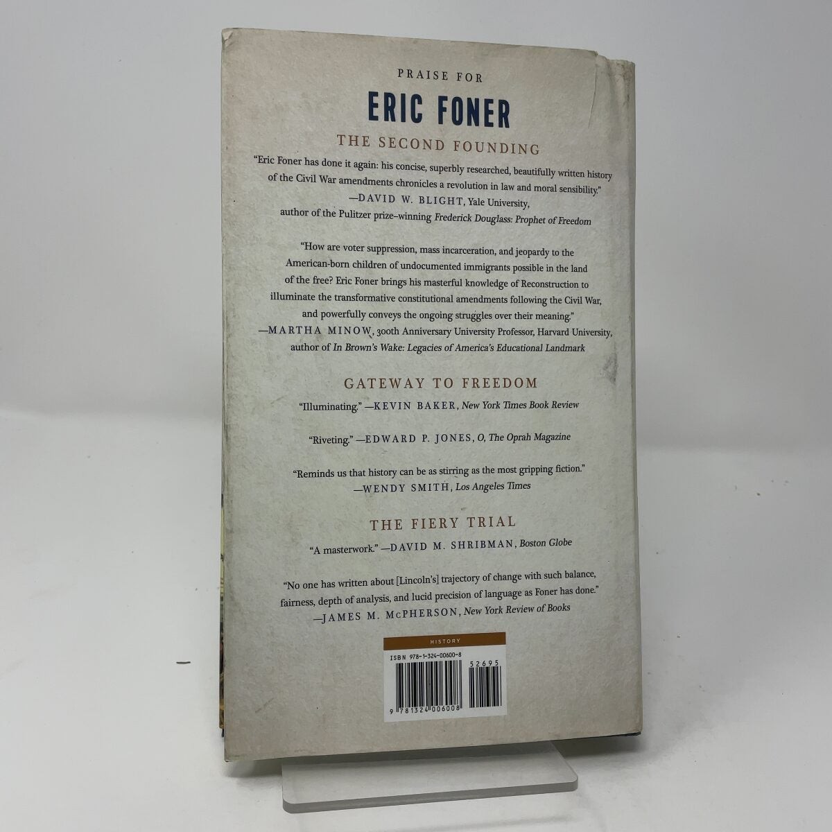 The Second Founding by Eric Foner HC First Thus Like New 2019