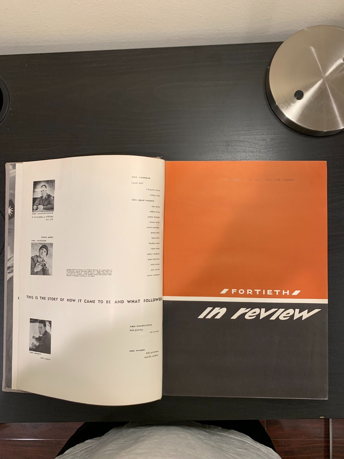 Fortieth Infantry Division “Fortieth In Review” Book 1950 Printing in Tokyo