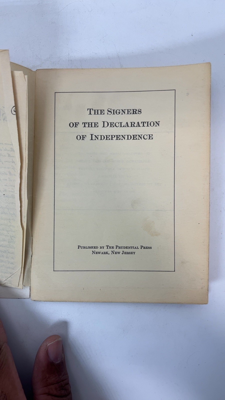 The Signers of the Declaration of Independence [Trade Paperback]