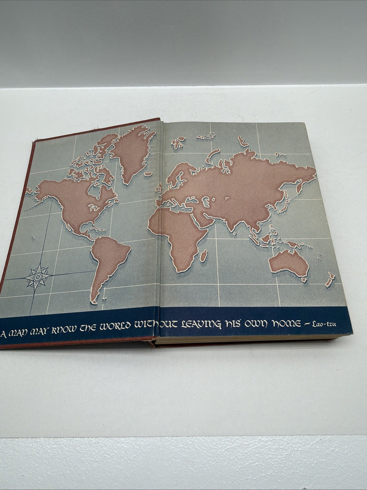 Vintage Rand McNally & Company Standard Atlas of the World – 1953