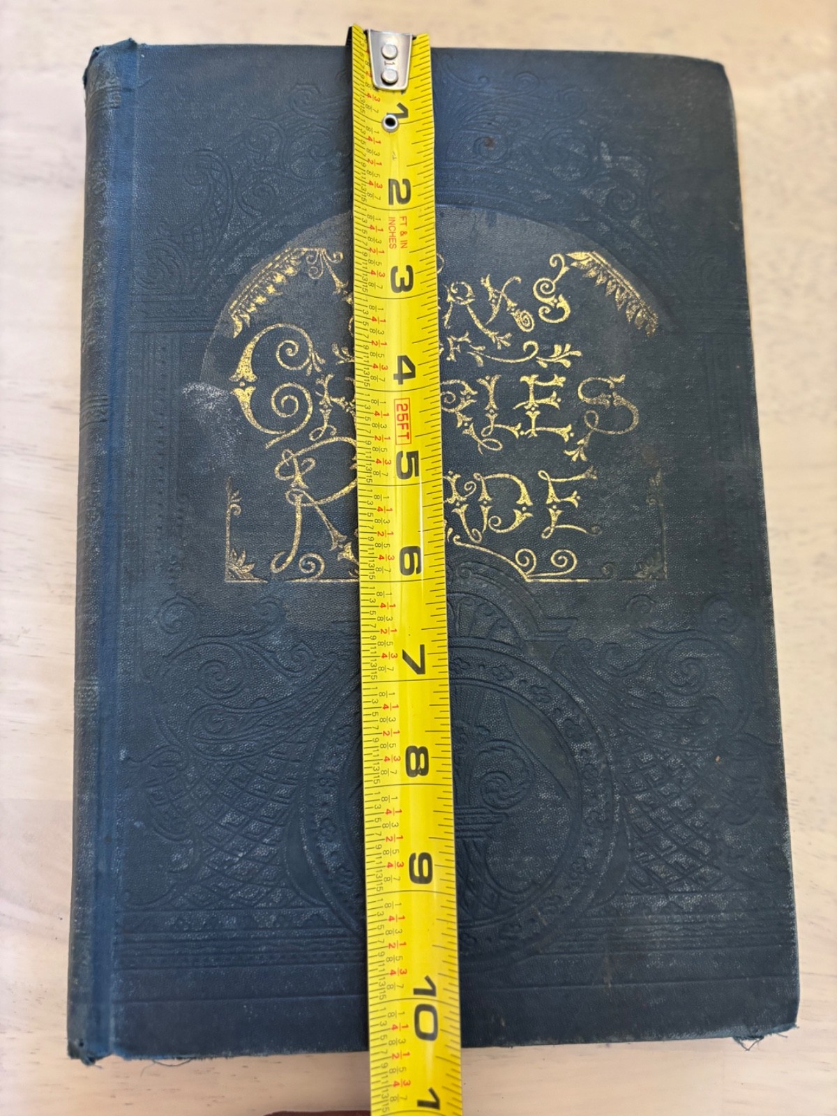 The Works of Charles Reade Antique 1895 Vol 4 Victorian Library Decor Gothic