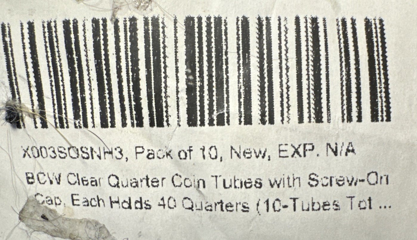 Coin Envelopes Coin Storage Tubes-Quarters 2024 Guide Book of US Coins “BUNDLE”