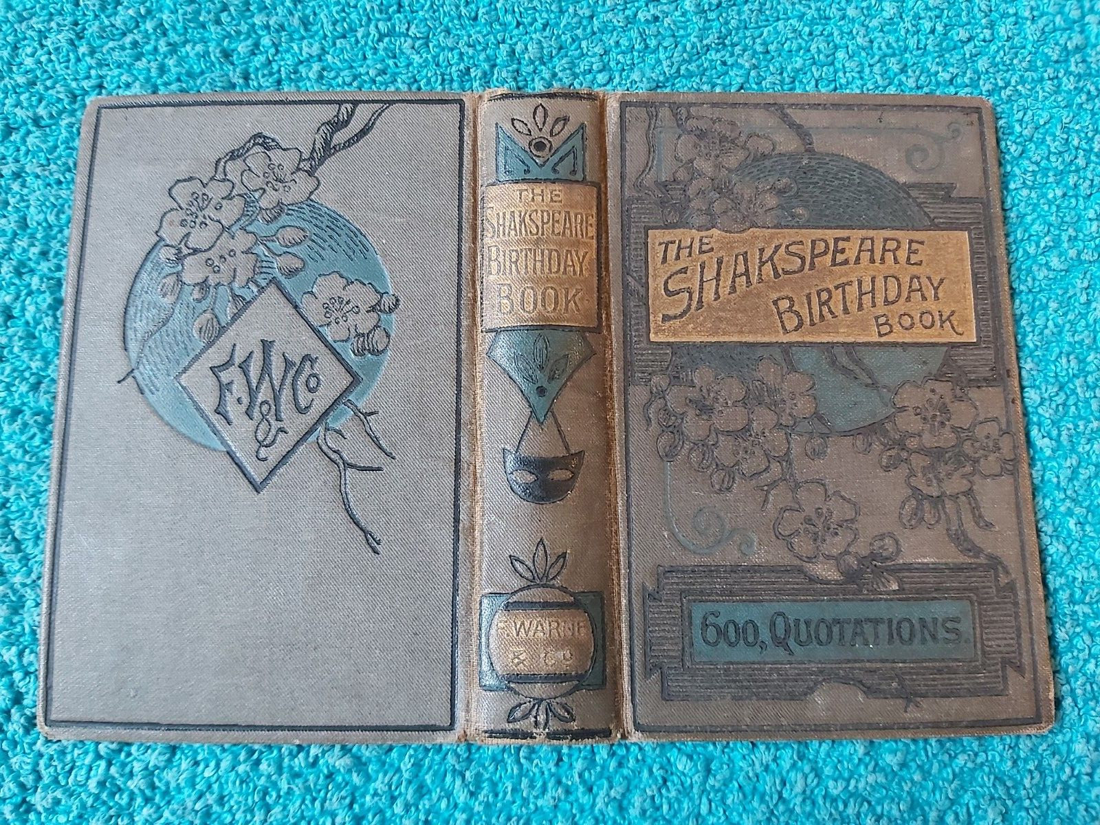 The Shakspeare, Shakespeare Birthday Book, Frederick Warne, hardback with DJ