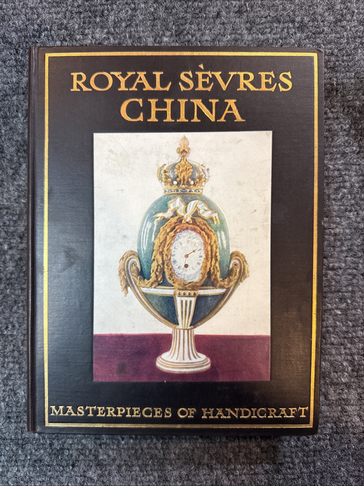 Antique 1909 Masterpieces of Handicraft Porcelain Reference Books – 3 1st Ed.