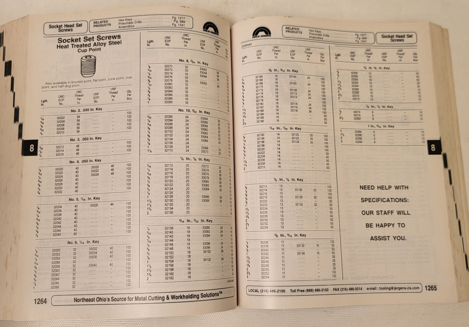 Jergens Machinist Machine Shop Metalworking Guide Book & Catalog 1736 Pgs.