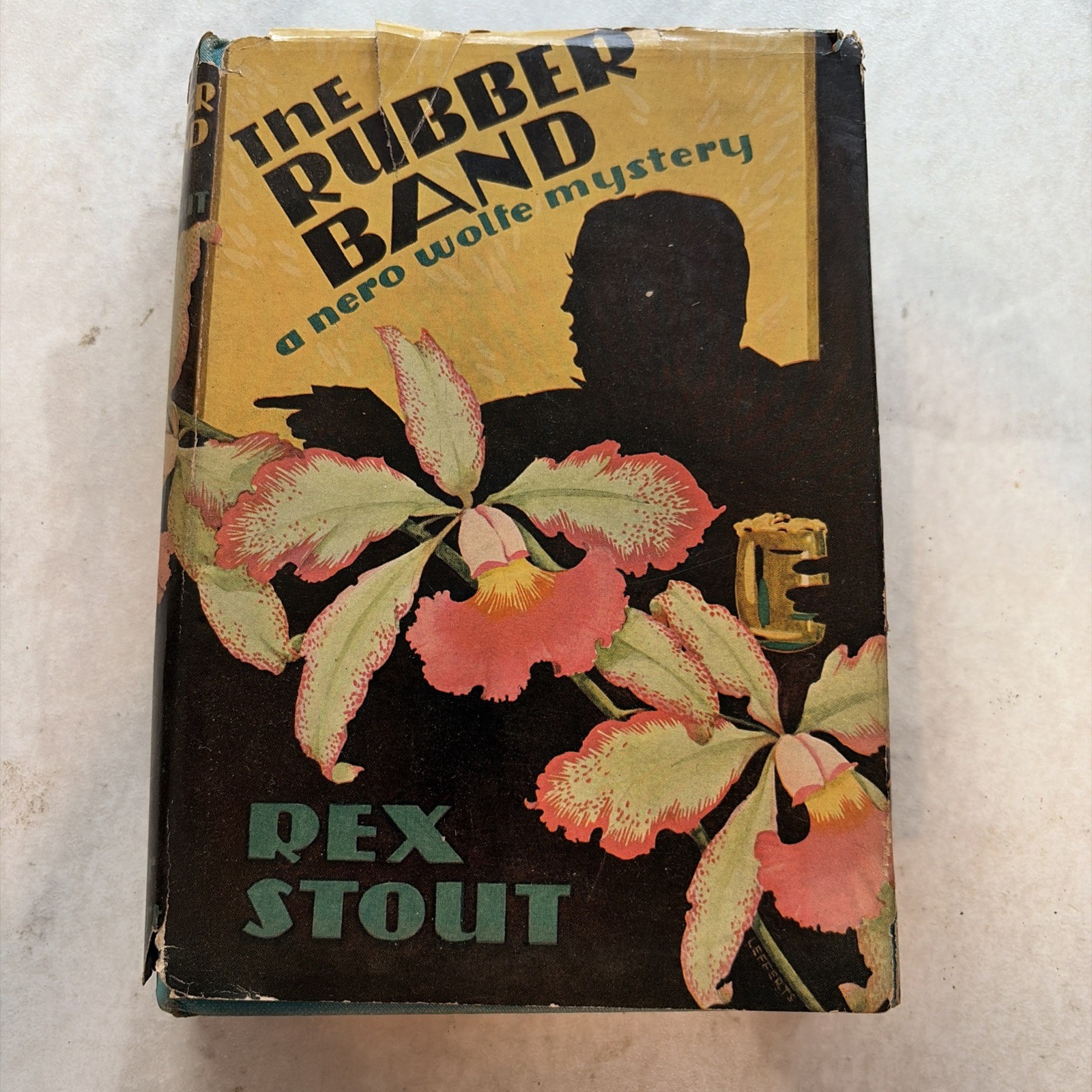 The Rubber Band by REX STOUT First Edition ~ 1st Printing 1936 Original DJ