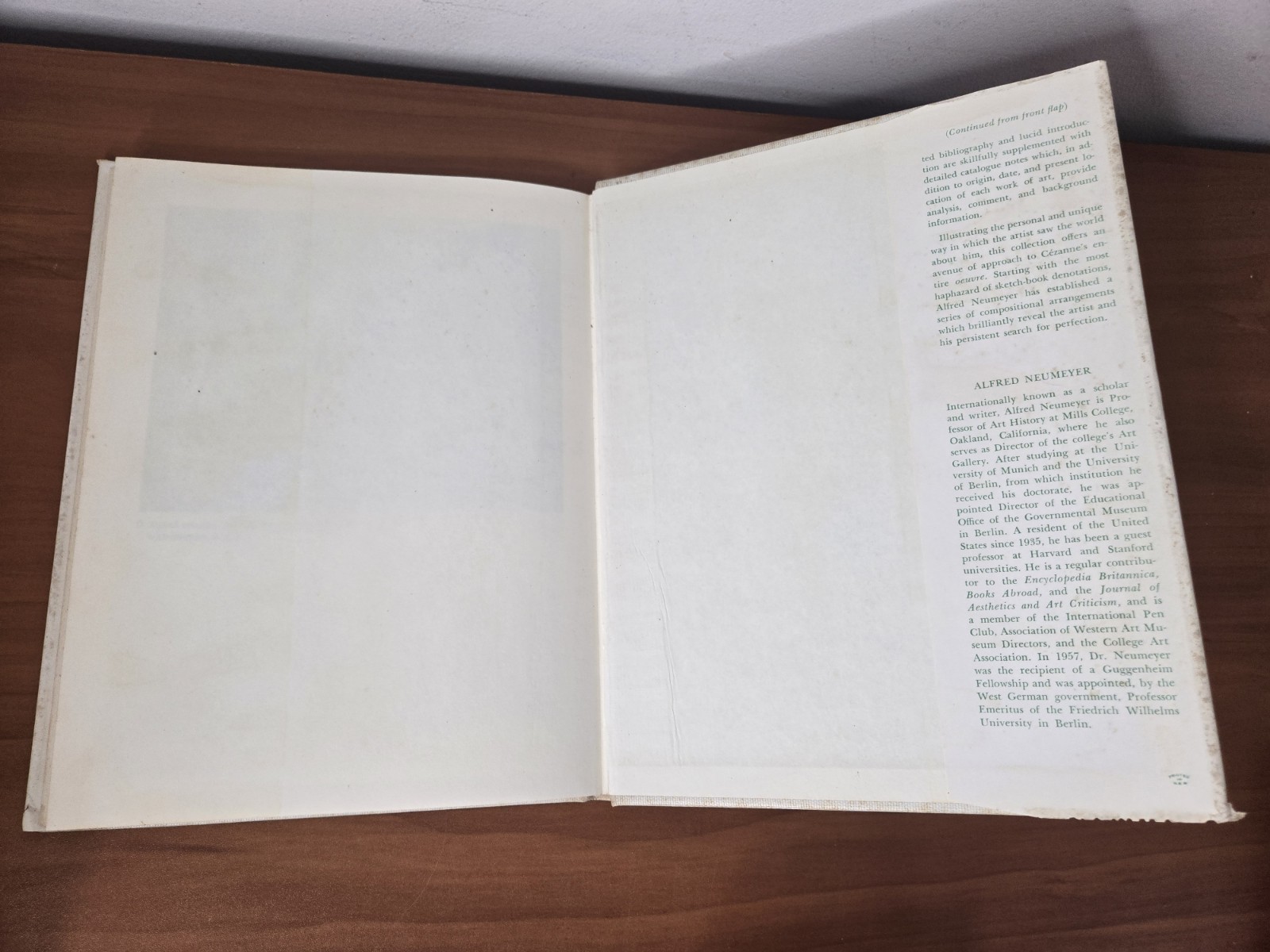 Cézanne Drawings by Alfred Neumeyer 1958 HCDJ Good Condition J31