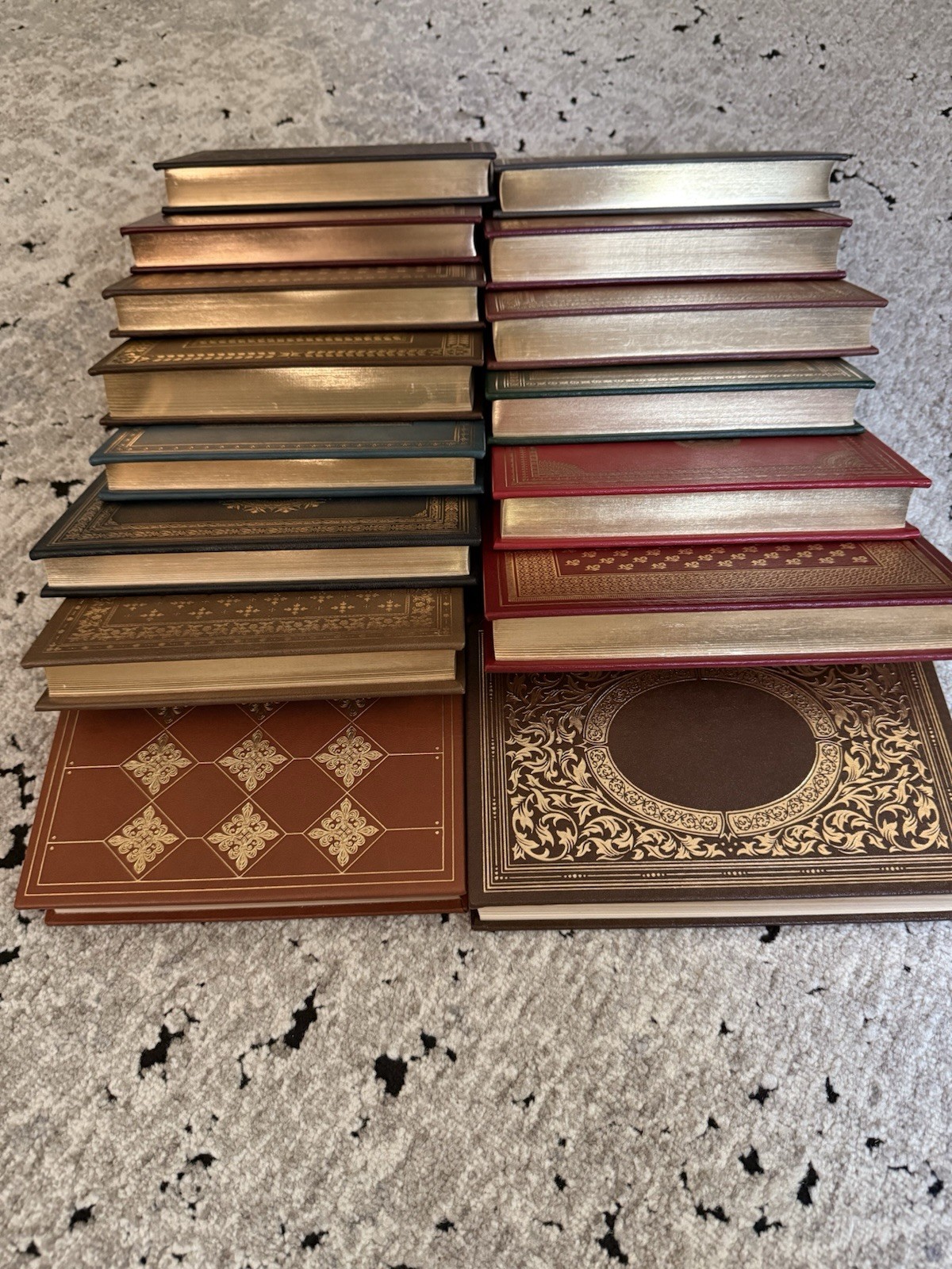 Lot Of 15 FRANKLIN LIBRARY LEATHER BOUND BOOKS Limited GOLD GILDED, MINT 70s-80s