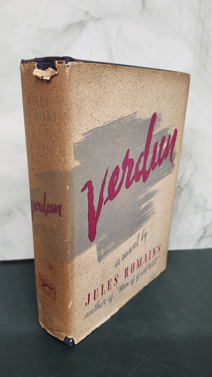 VERDUN Jules Romains Alfred A. Knopf 1939 1st American Edition