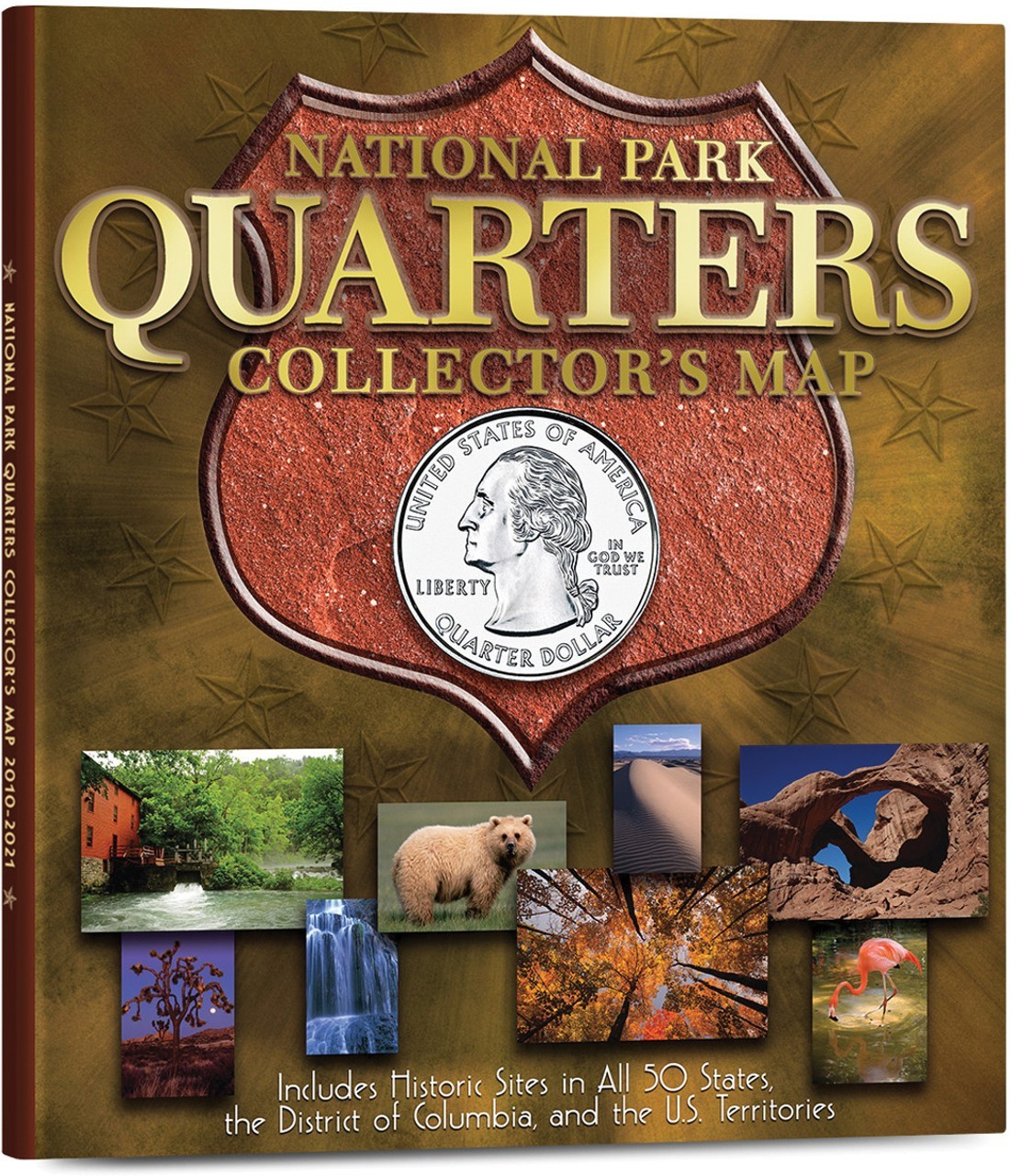 National Park Quarters Collection Map Coin Collector Christmas Gift Album Folder