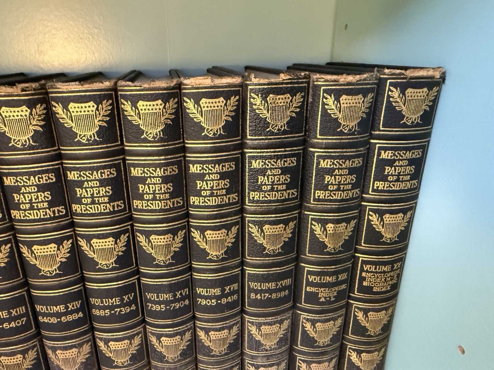 Messages and Papers of the Presidents Vol. 1-20 Complete Set – 1897