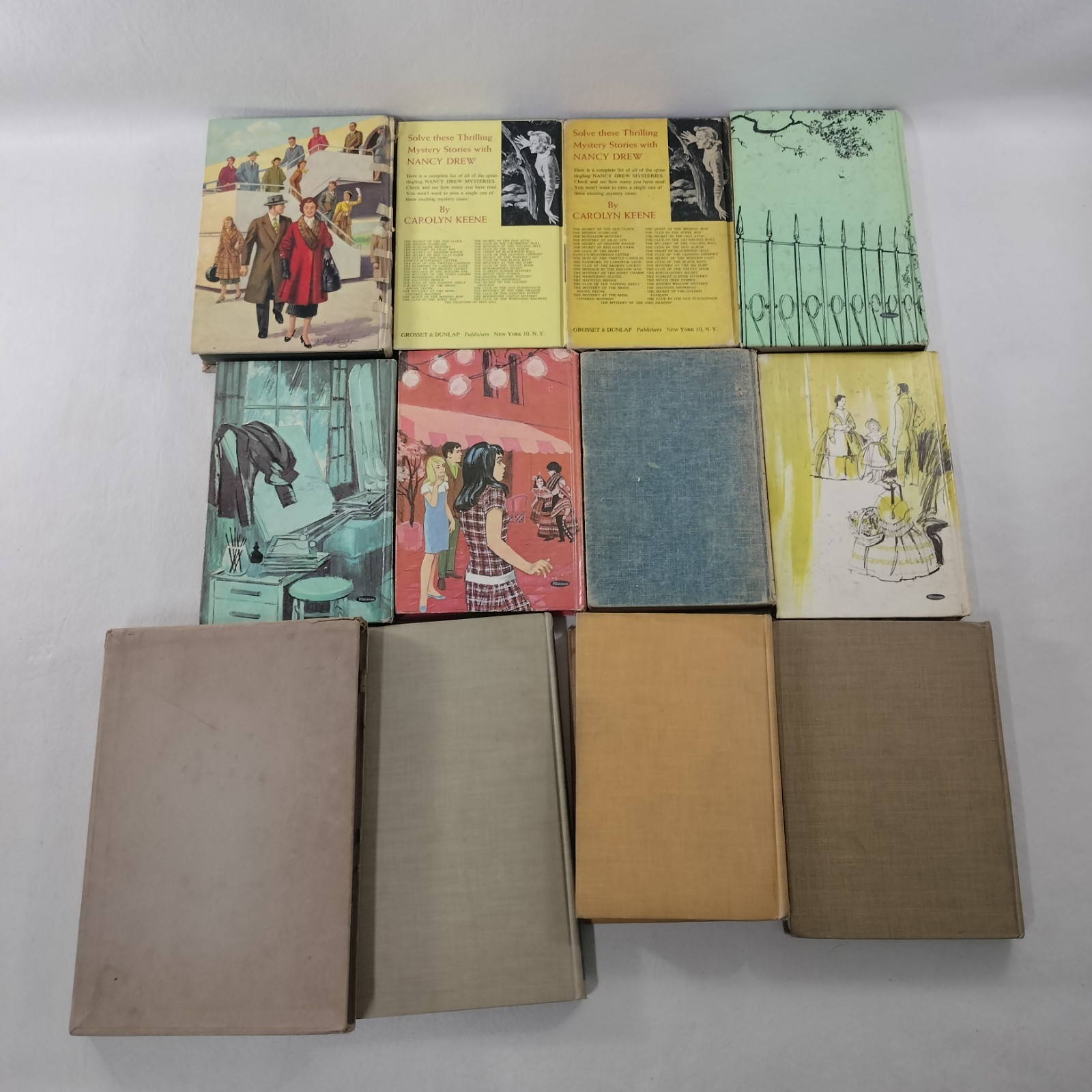 Vintage Lot of 12 Kids And Young Adults Hardcover Books