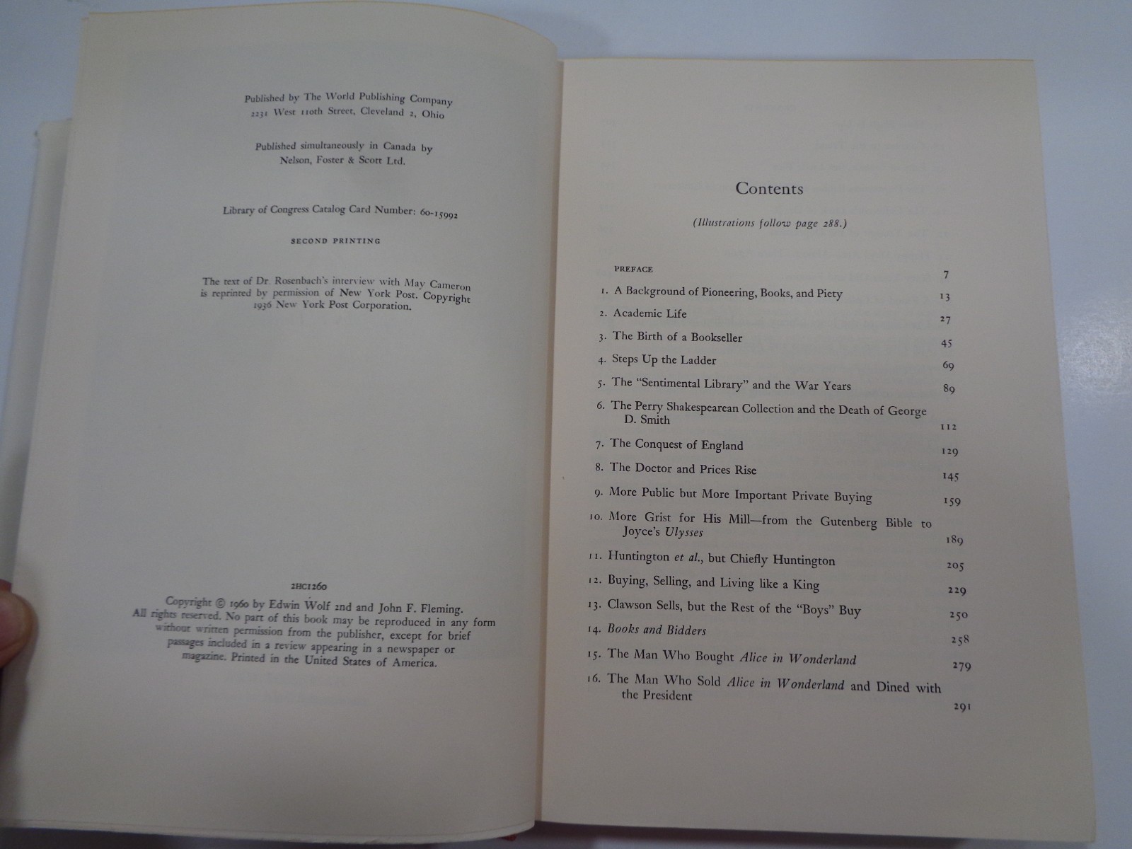 Rosenbach A Biography HBDJ 1st Edition 2nd Printing Bibliophile Rare Book Seller
