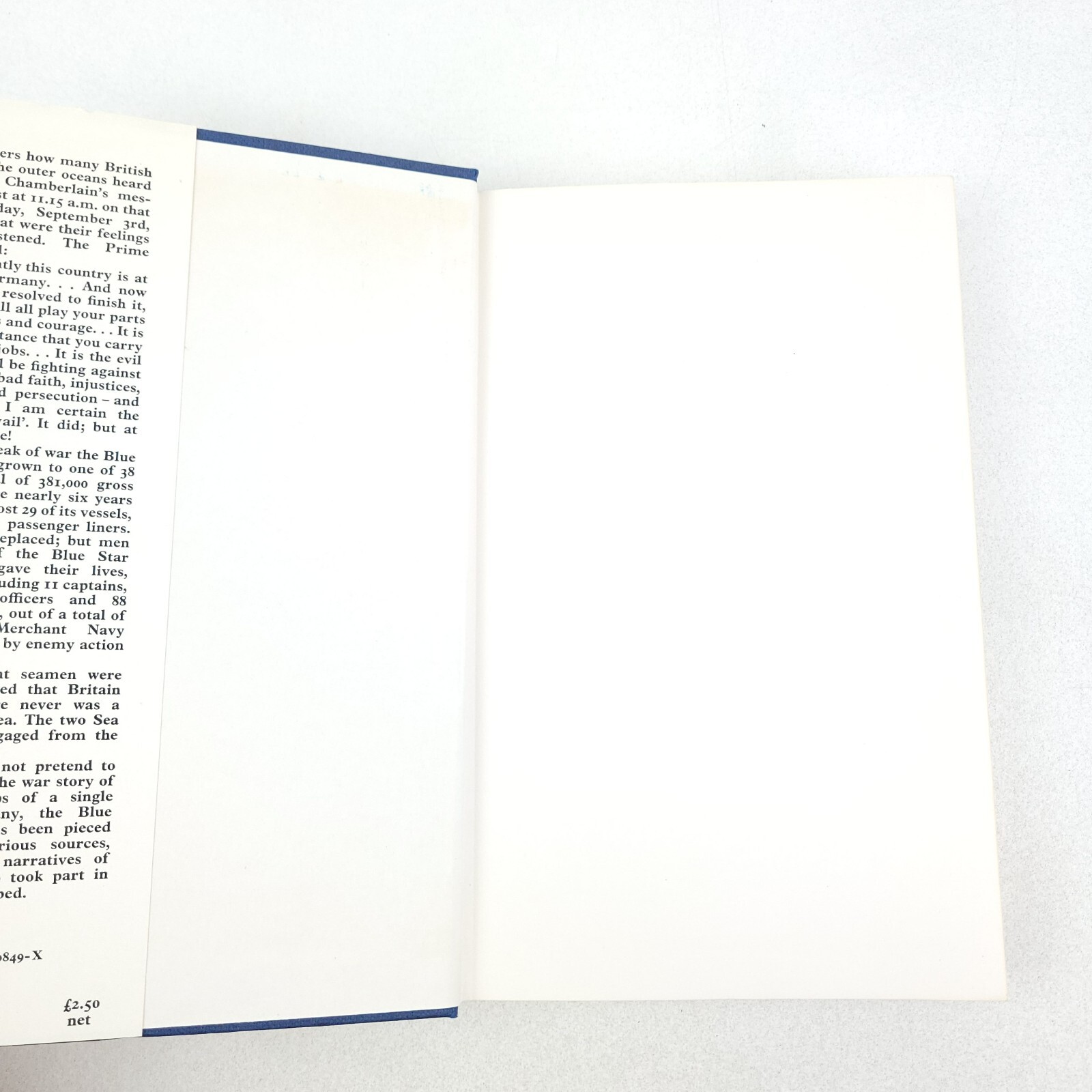 Blue Star Line at War, 1939-45 by Taffrail HC/DJ 1st/1st 1973 WWII Steamships