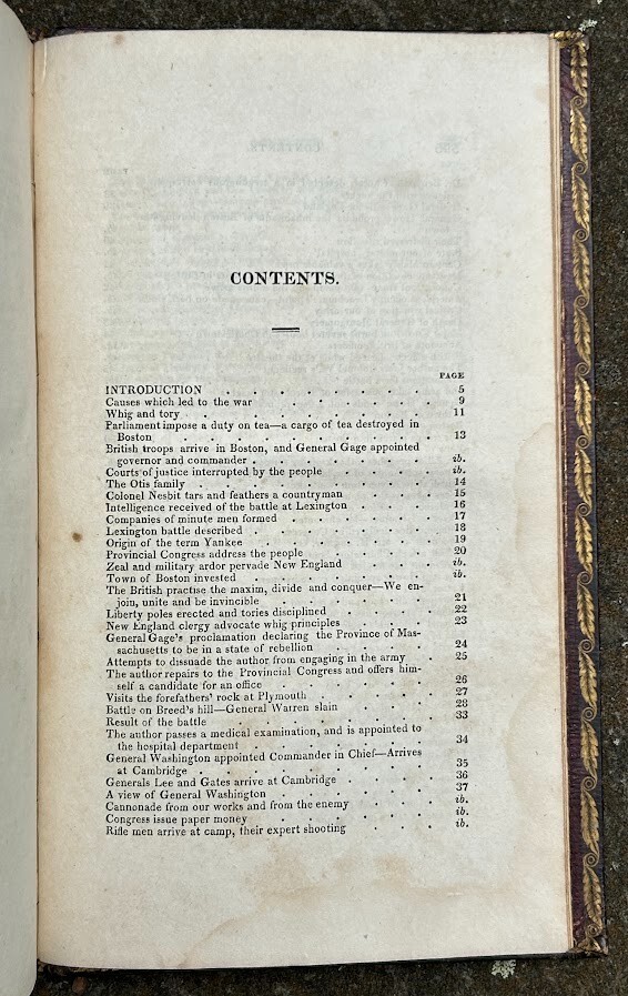 Military Journal … 1775 to 1783 by Thacher, fine binding: best available copy