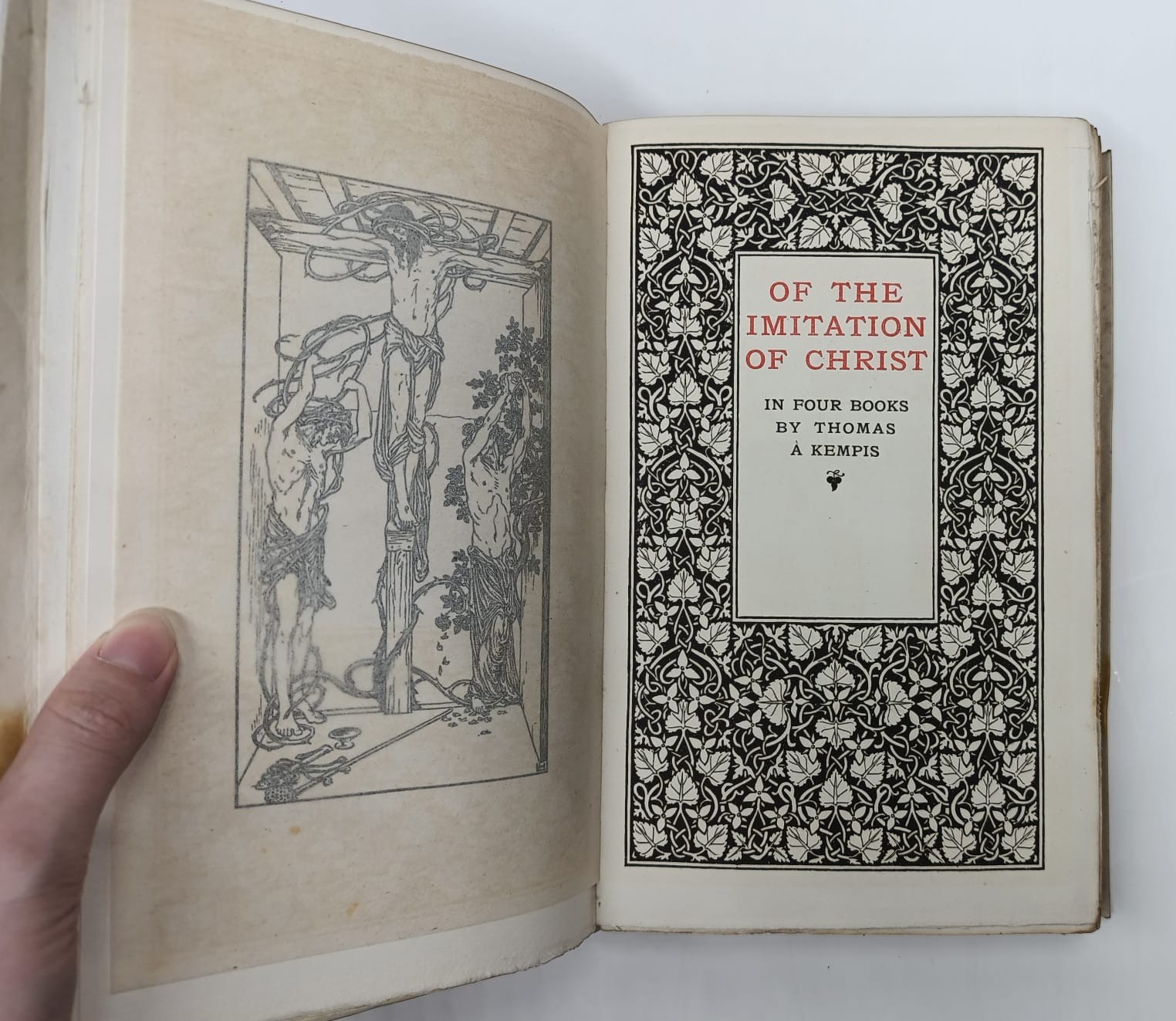 OF THE IMITATION OF CHRIST by Thomas à Kempis Limited Edition [1898] Full Vellum