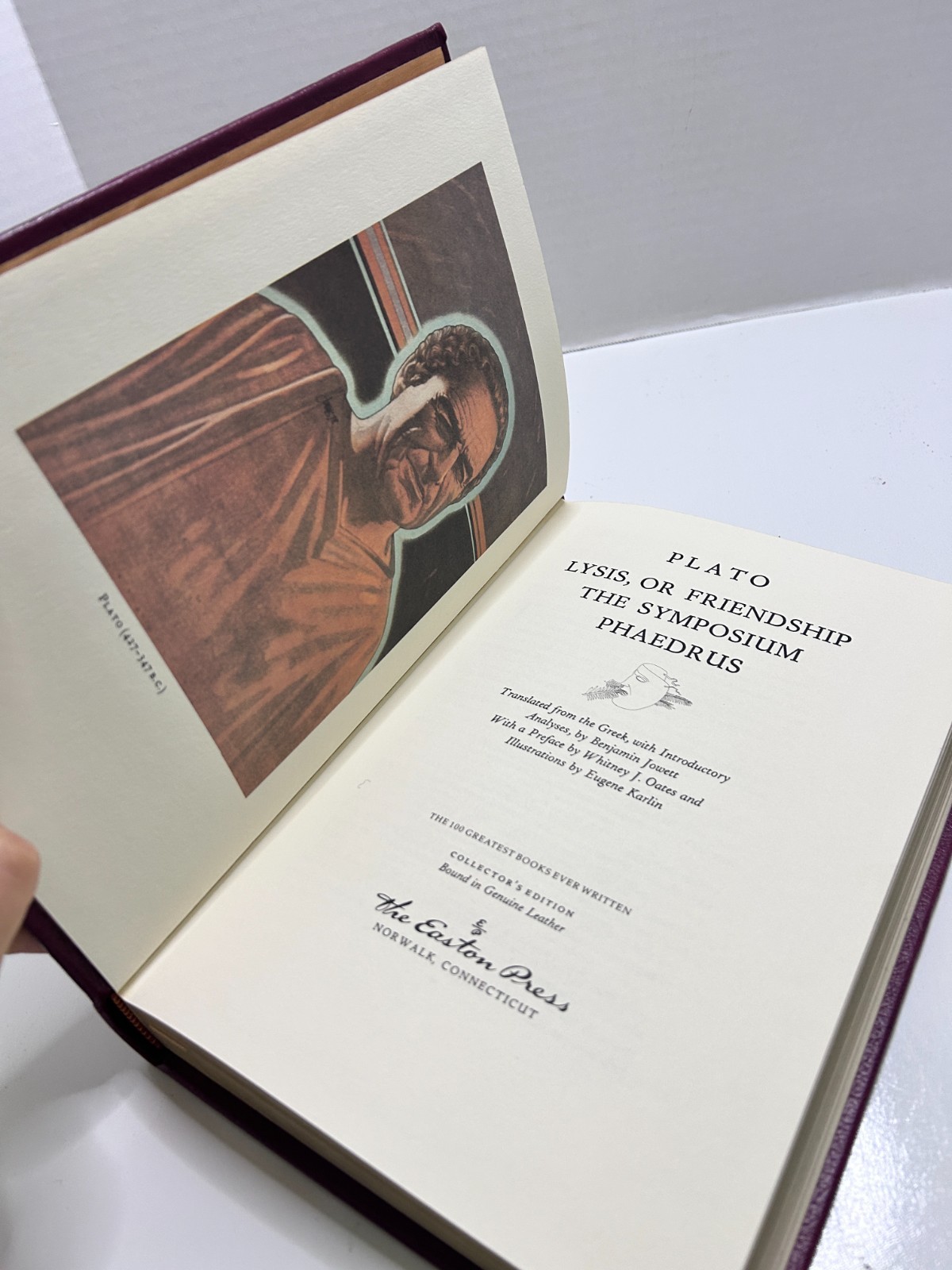 PLATO: Dialogues on Love and Friendship – Easton Press *Collector’s Edition*