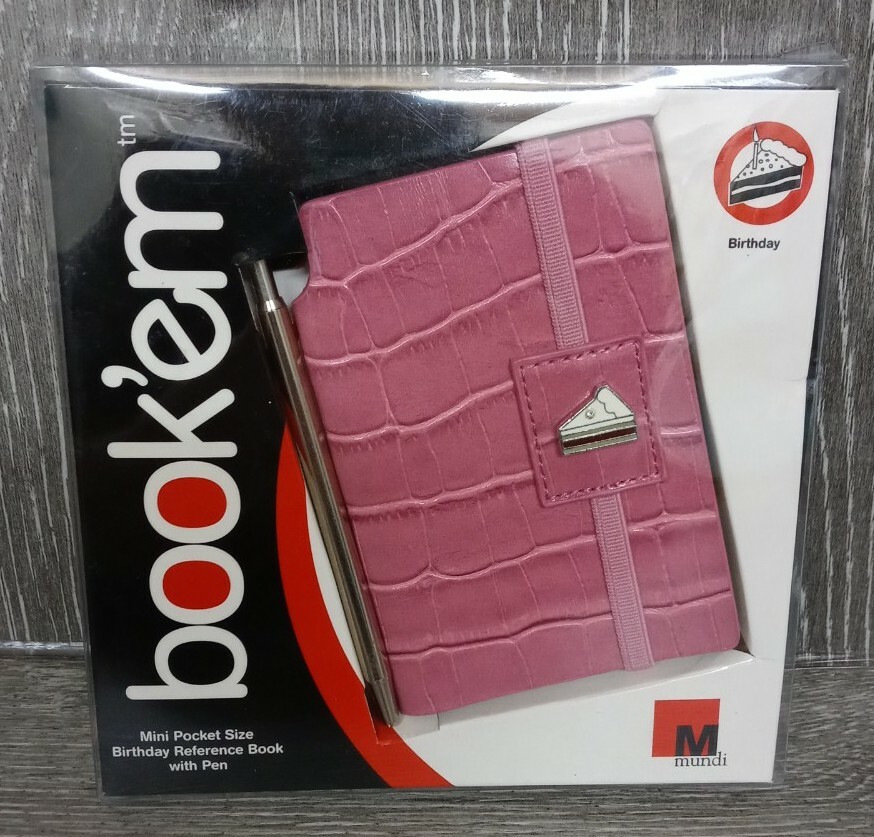 Mundi Book’em Birthday Reference Book Never Forget Birthdays Again